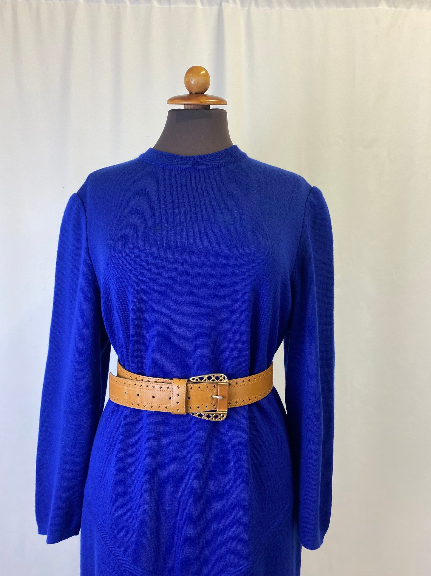 Abito in maglia di lana blu - TG. 46/48/50
