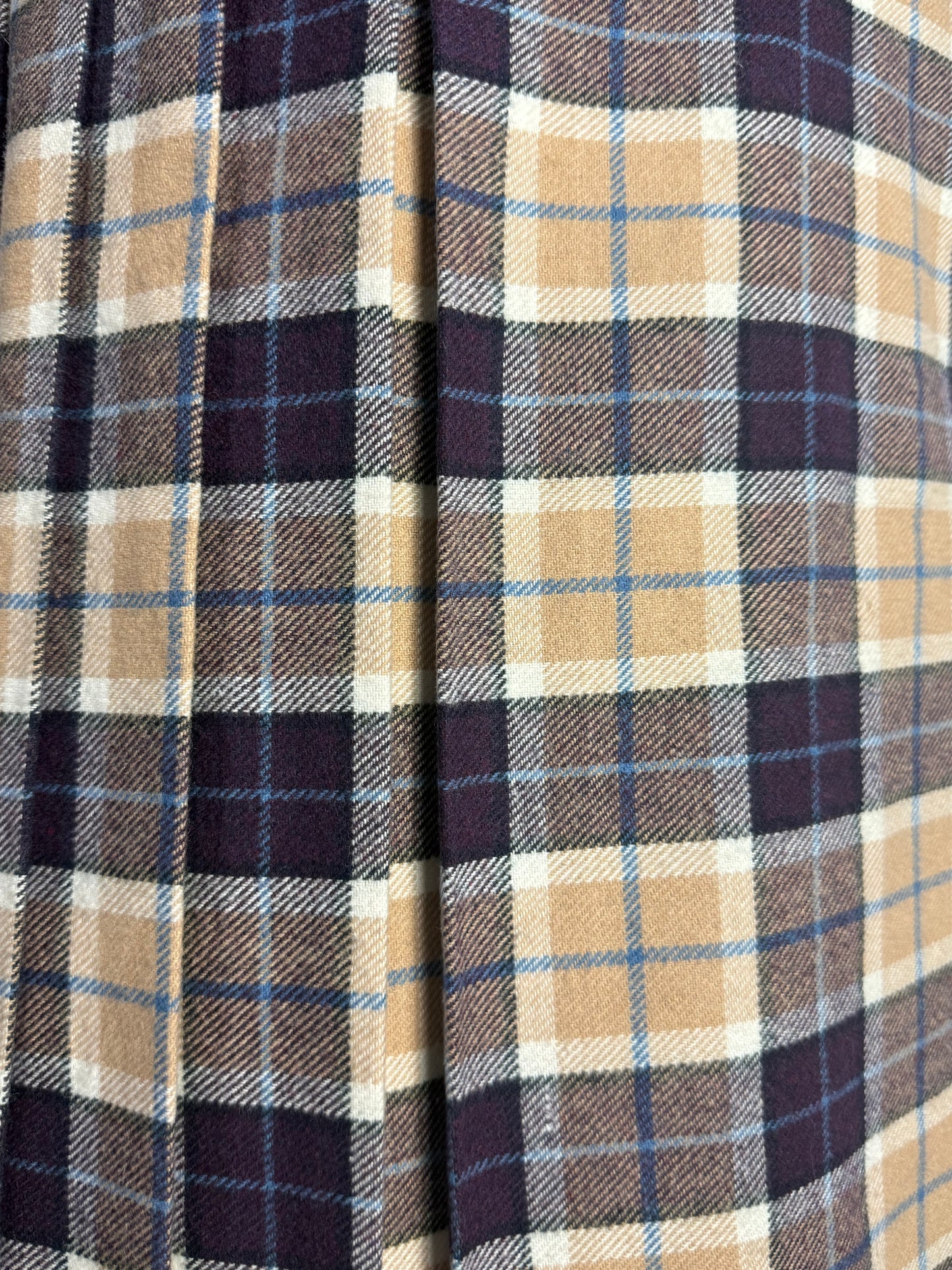 Gonna tartan a portafoglio con fibbie in pelle - TG. 38/40