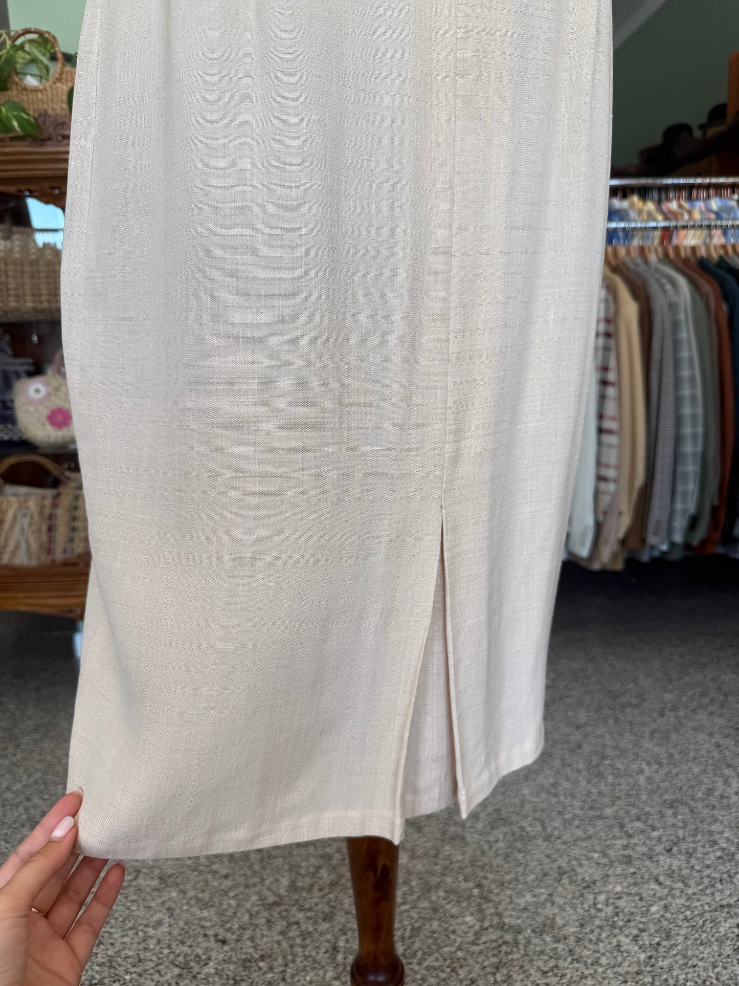 Abito sartoriale anni ‘60 lino e seta - TG. 44/ 46
