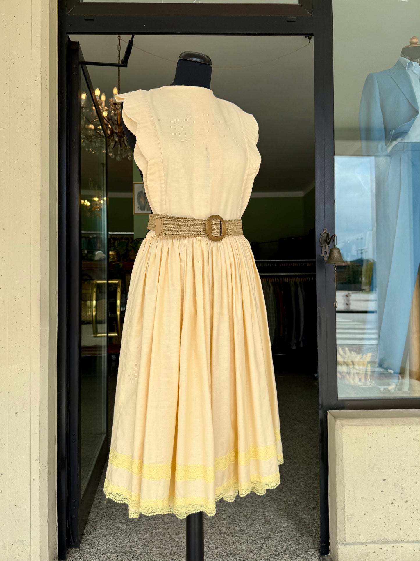 Abito giallo da giorno anni ‘50 - TG. 38