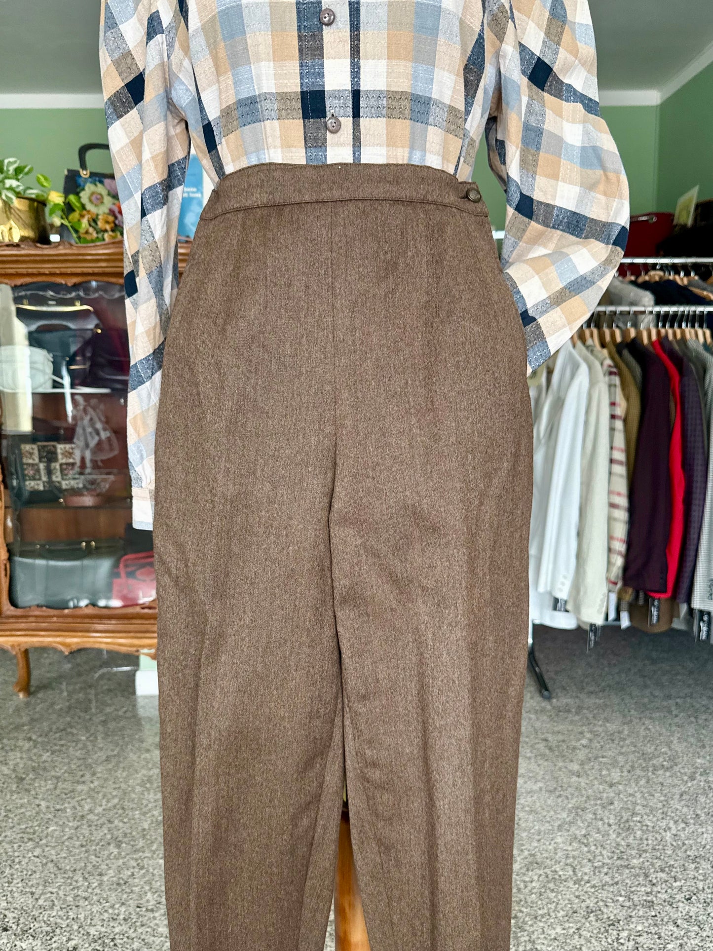 Pantaloni classici in pura lana - TG. 40