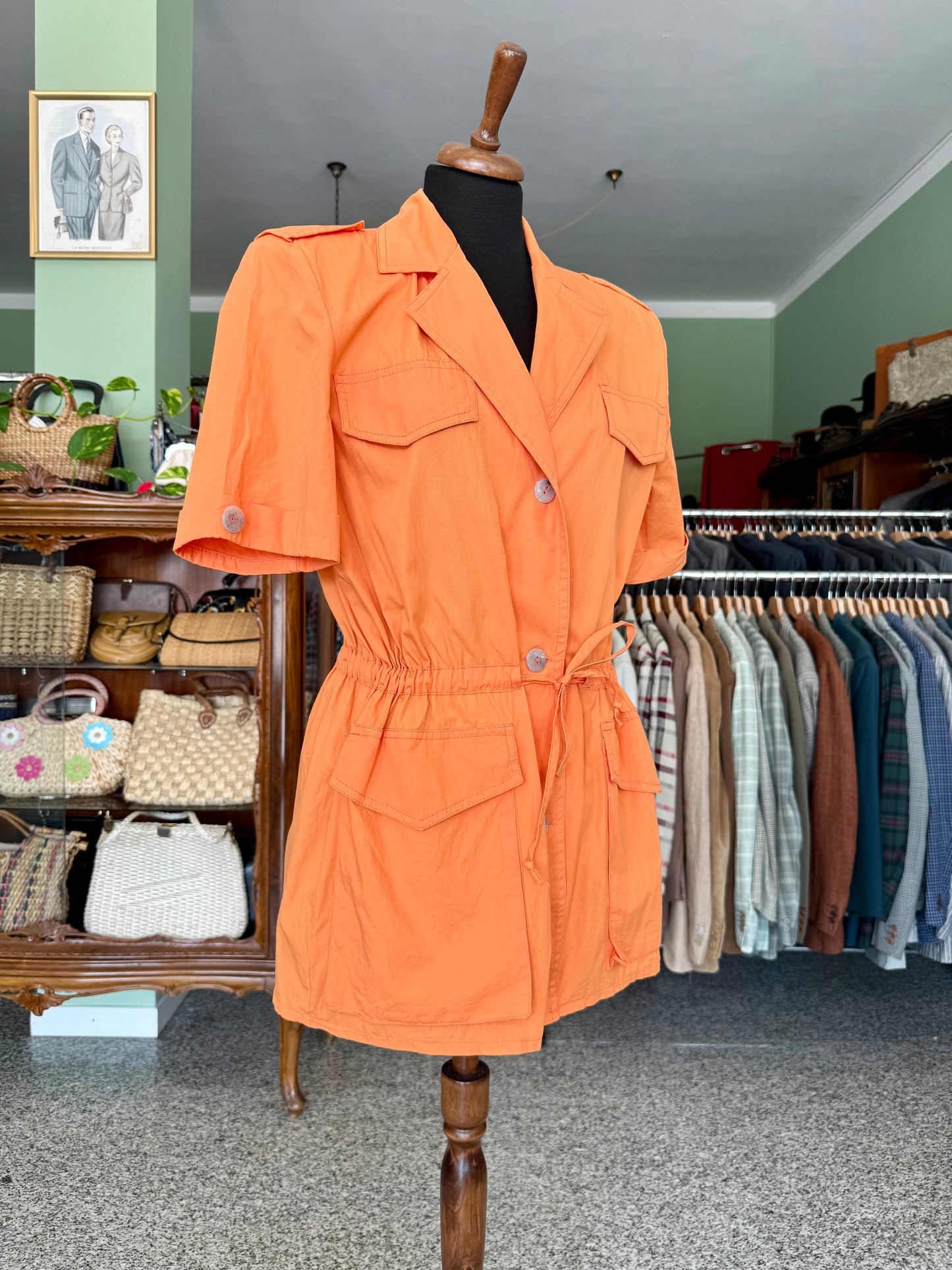 Mini dress anni ‘80 in cotone - TG. 46