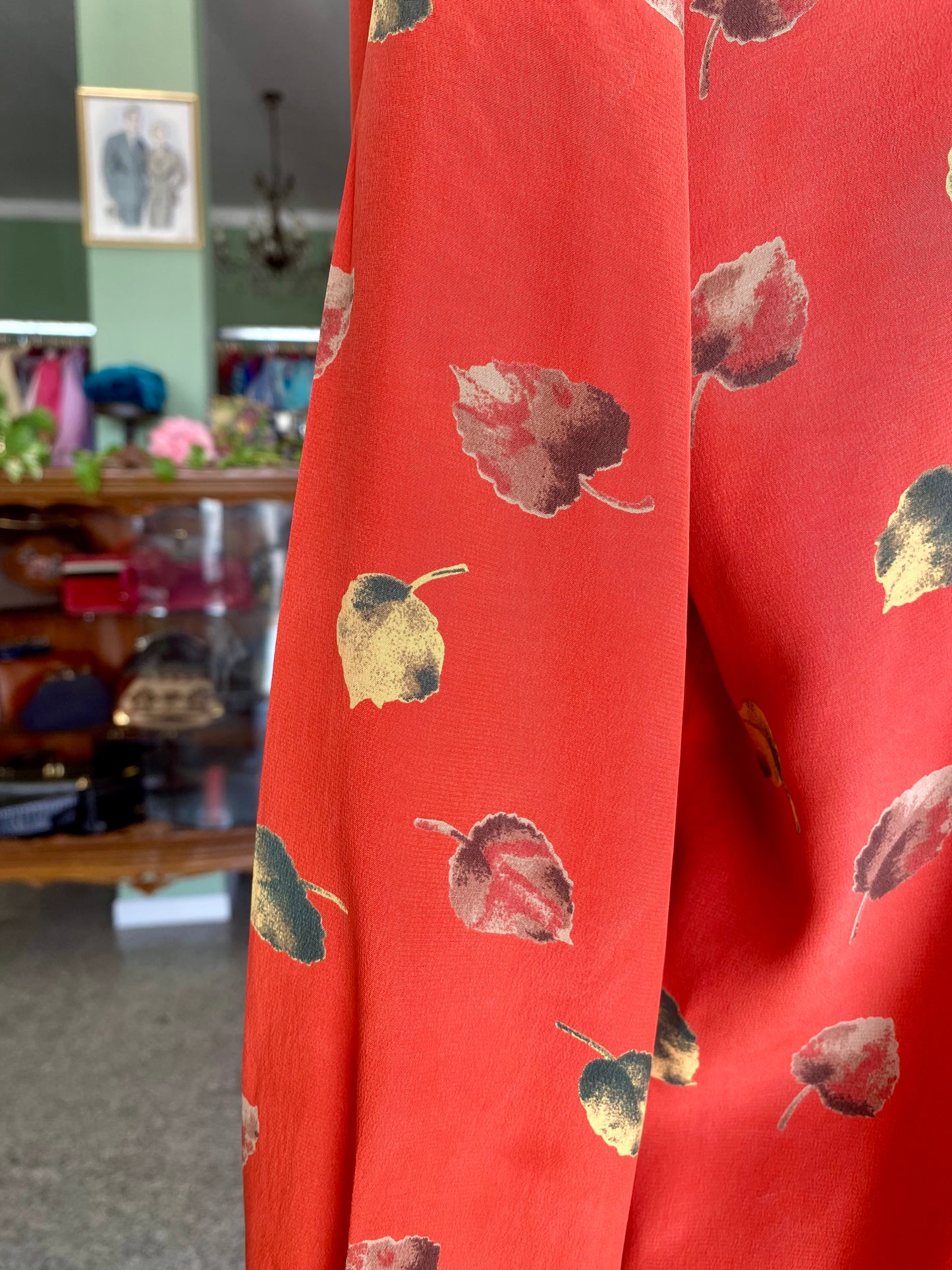 Camicia anni ‘80 in pura seta - TG. 48/50