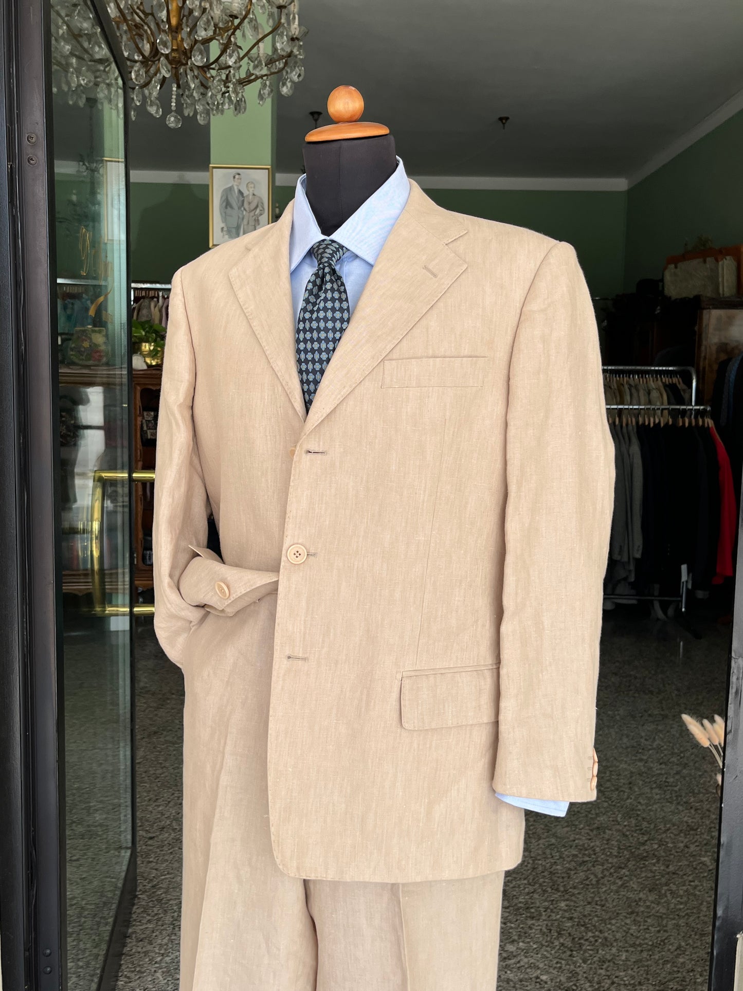 Completo in lino tg. 50