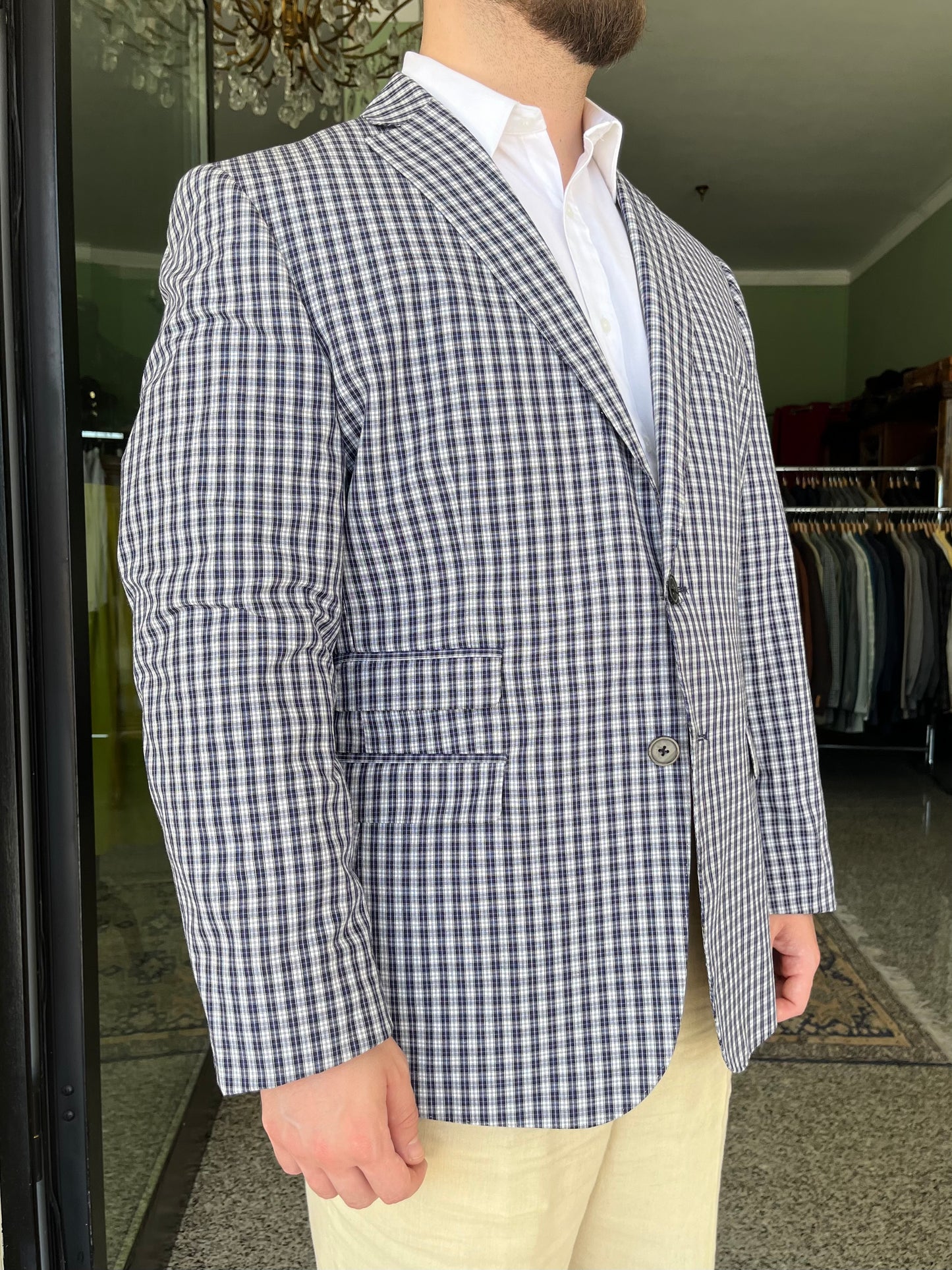 Giacca anni ‘90 in cotone tg. 52 corta