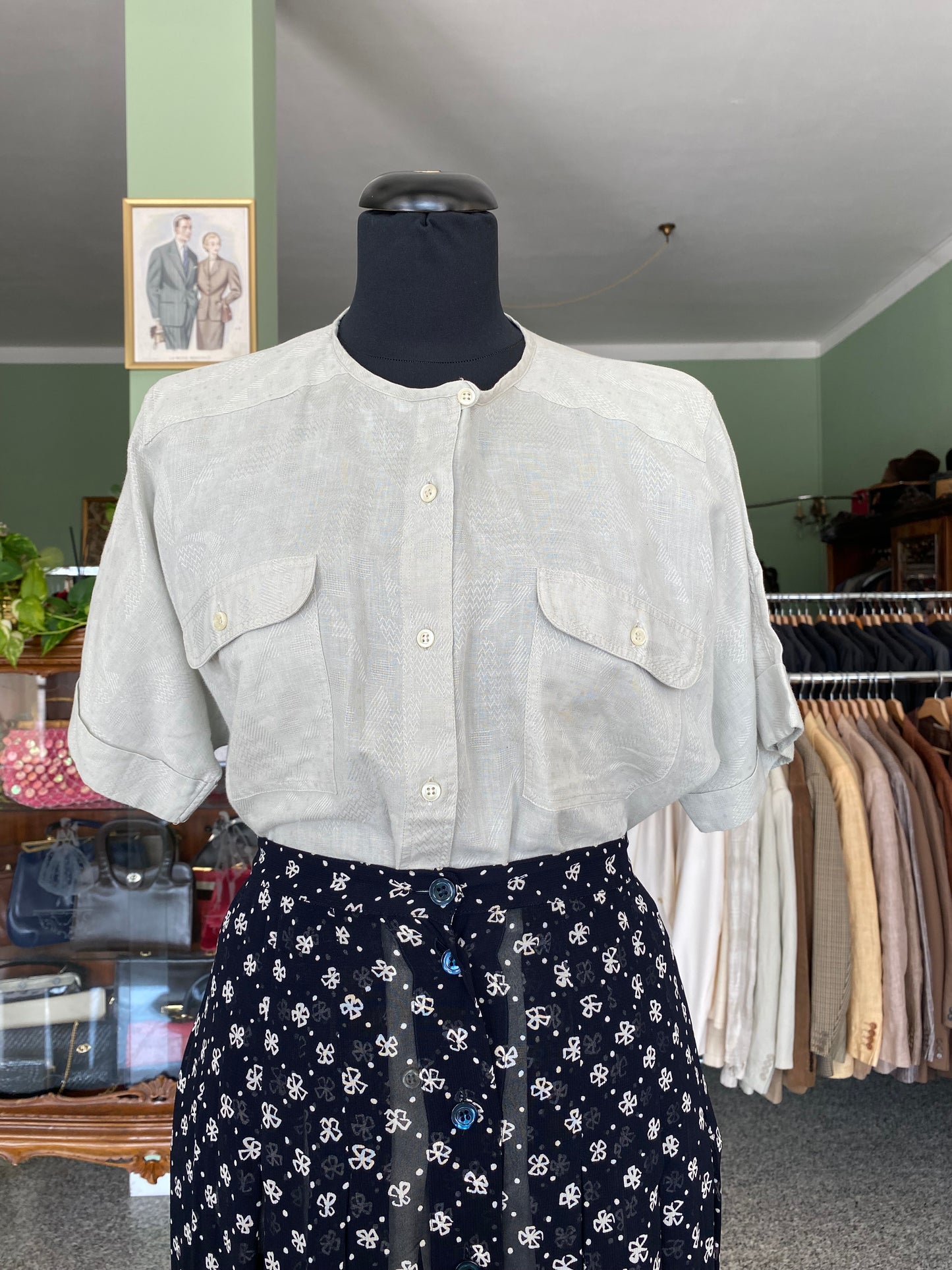 Camicia verde salvia - TG. 42/44