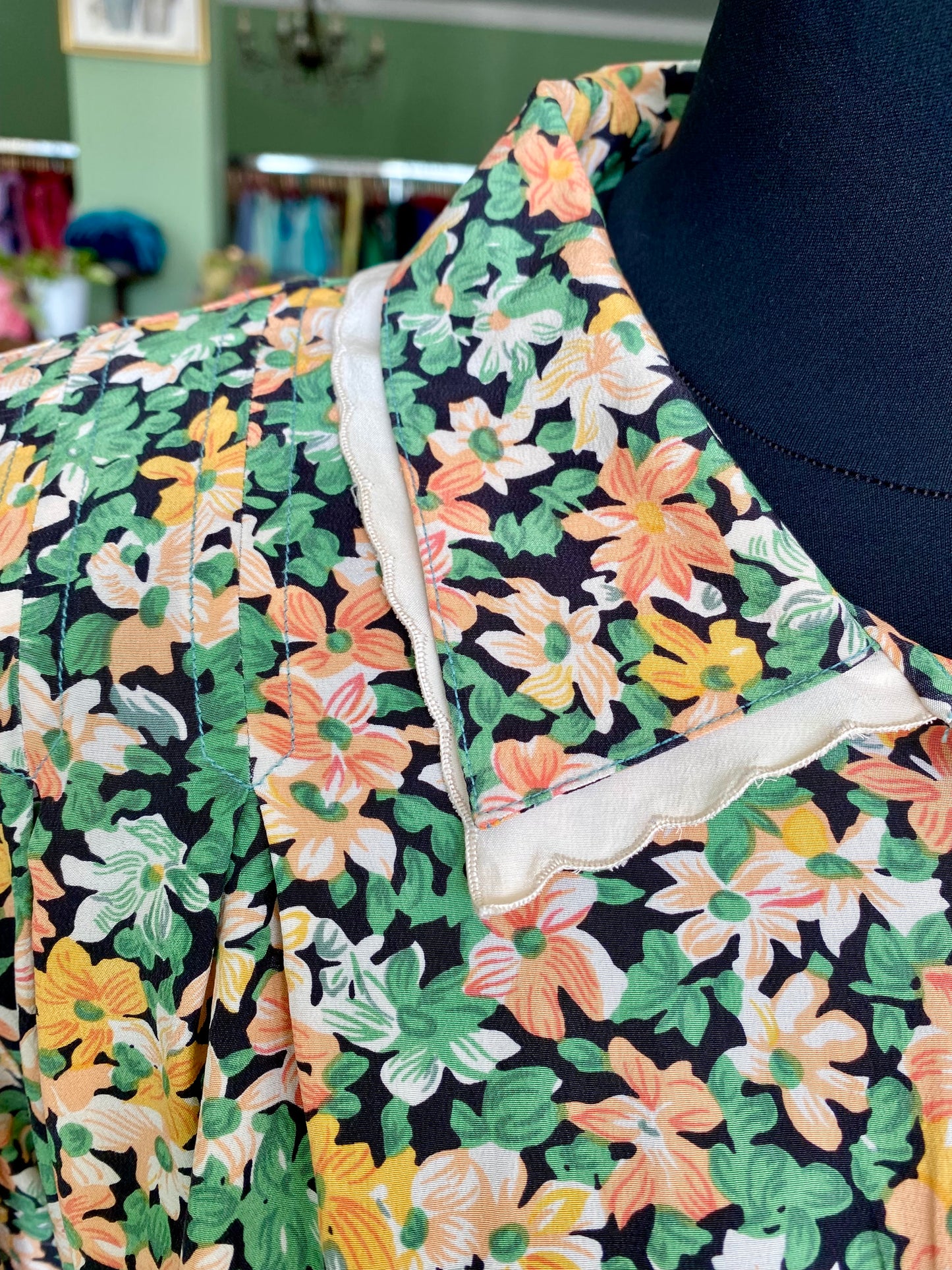 Camicia in seta fantasia floreale - TG. 48