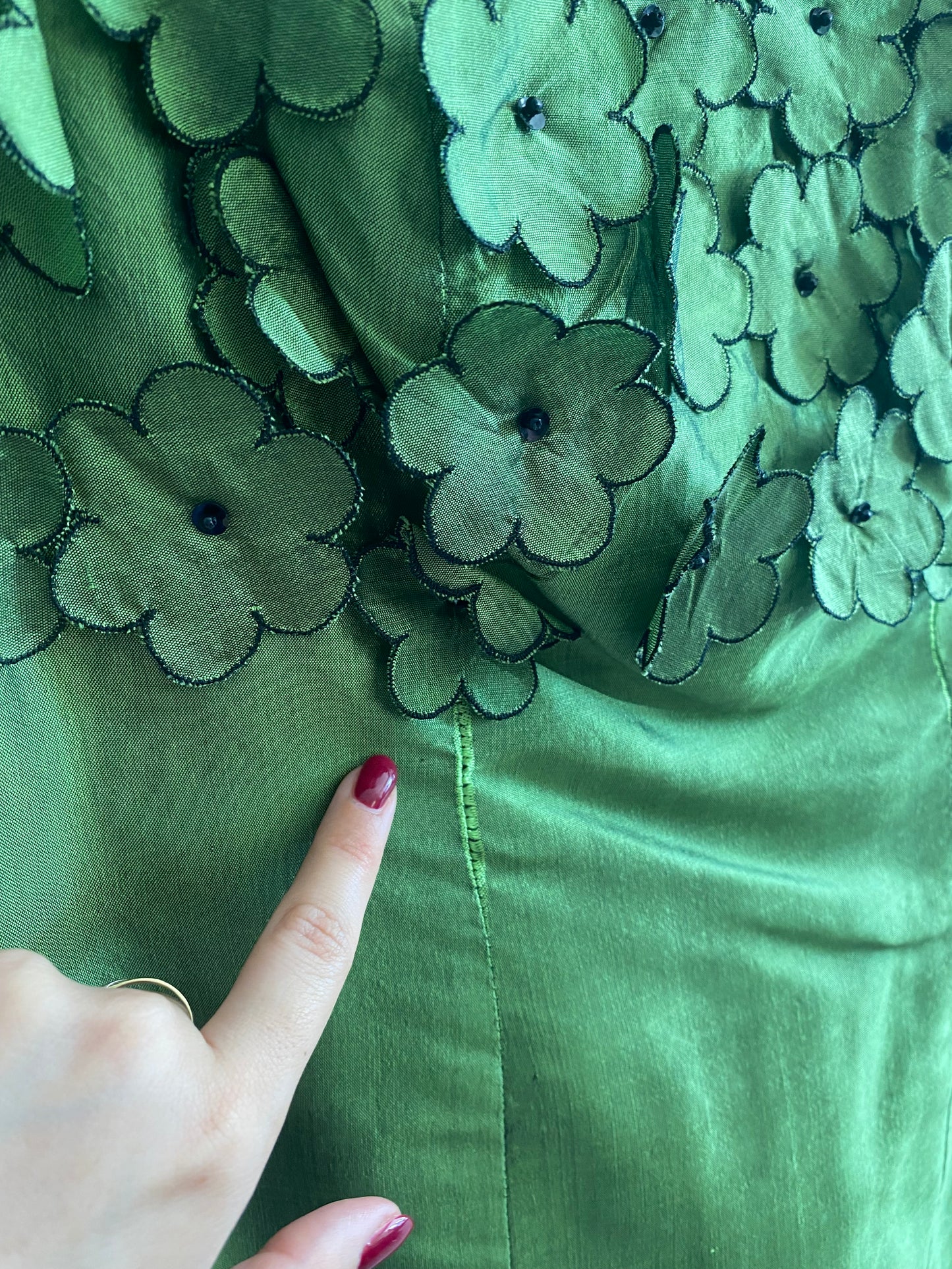 Mini dress anni ‘60 con fiori - TG. 38