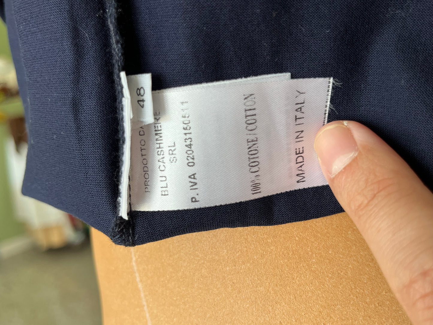 Polo a maniche corte puro cotone tg. 48