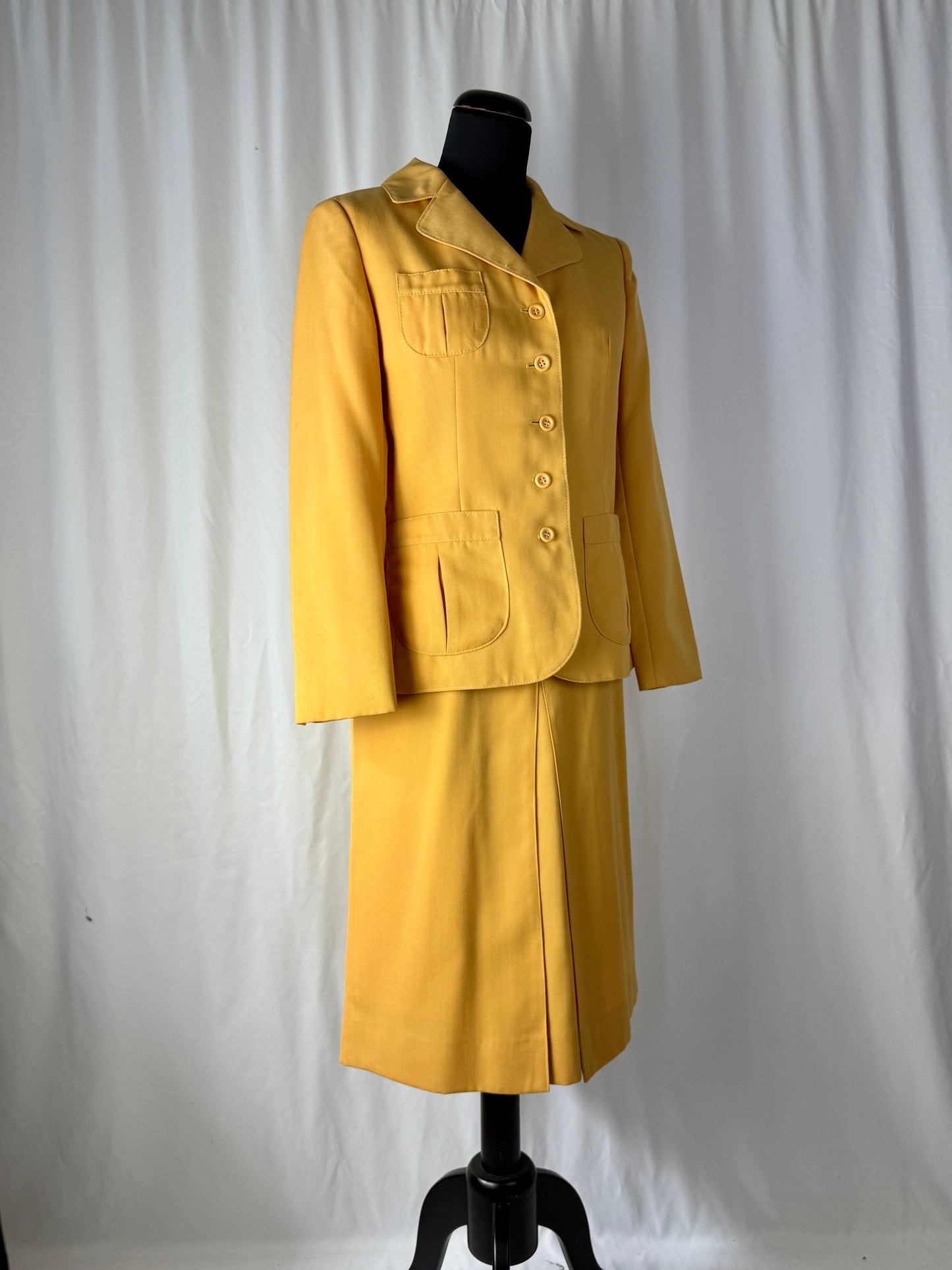 Tailleur anni ‘70 giallo ocra - TG. 40
