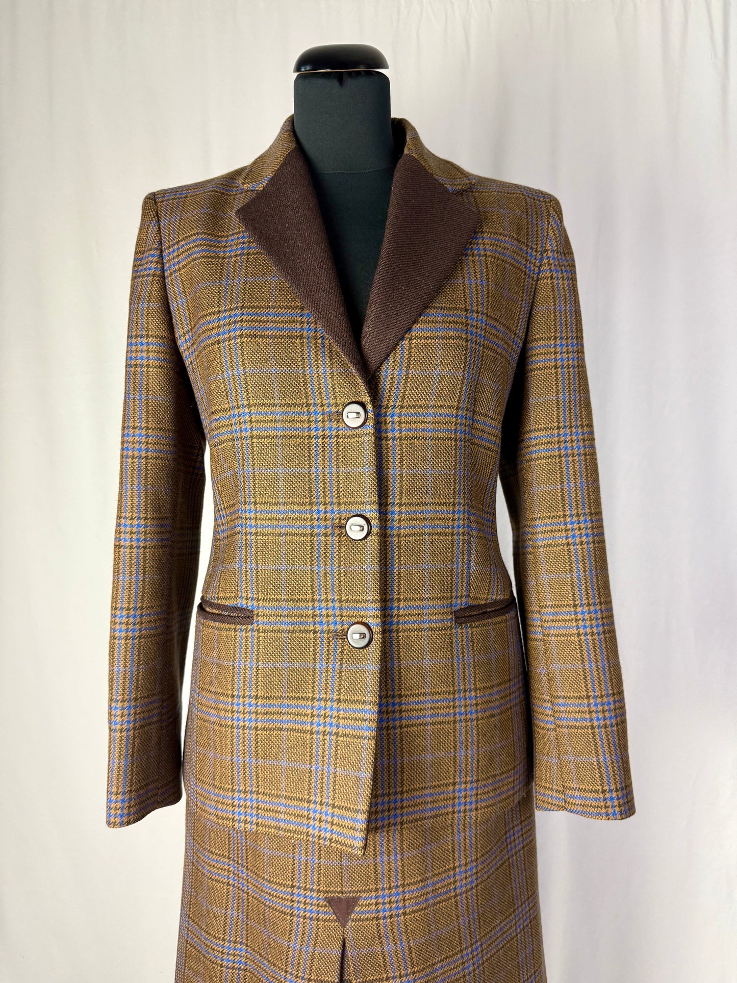 Tailleur anni ’80 power dressing in pura lana - TG. 40