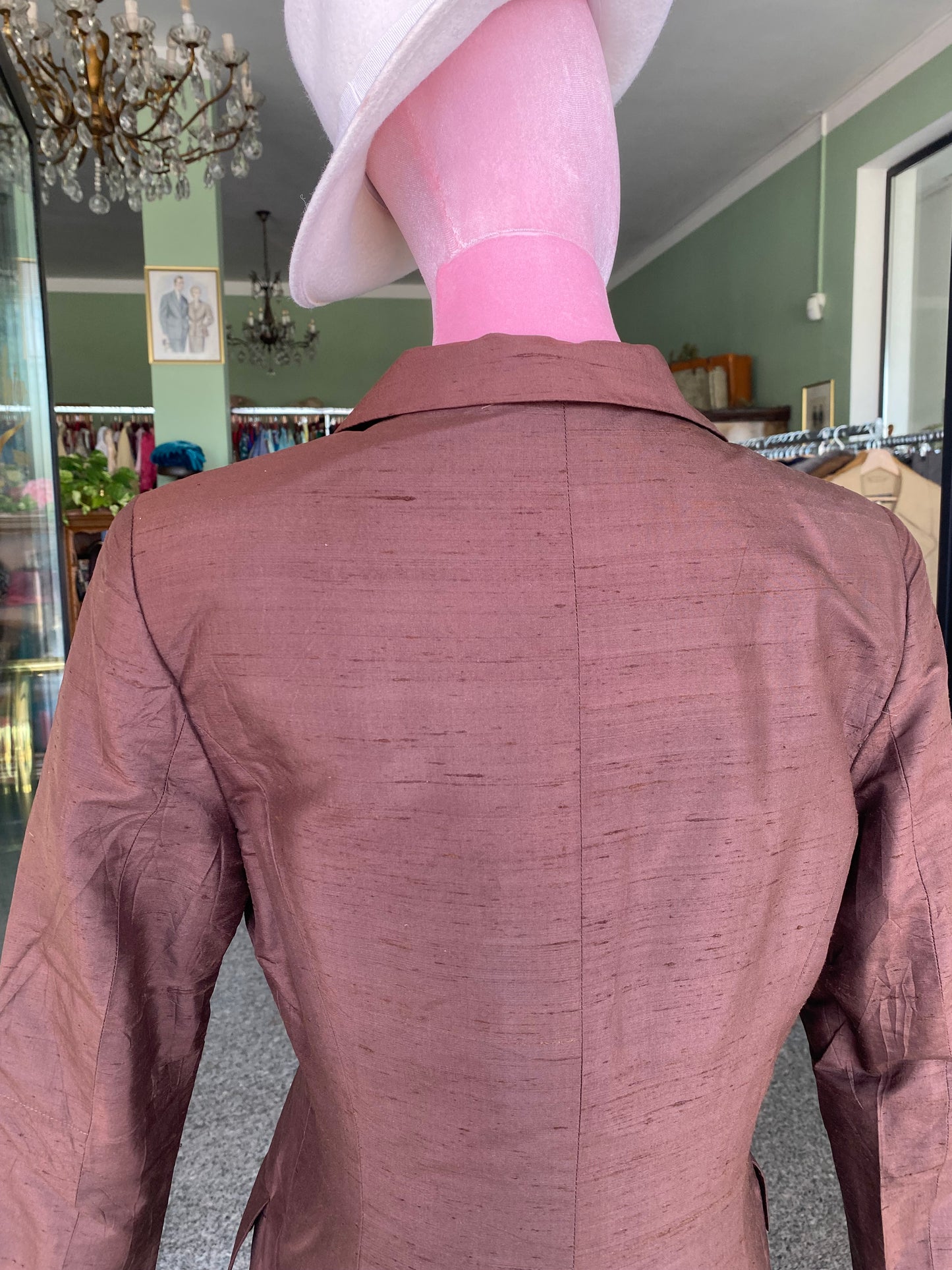 Soprabito in shantung di seta - TG. 42