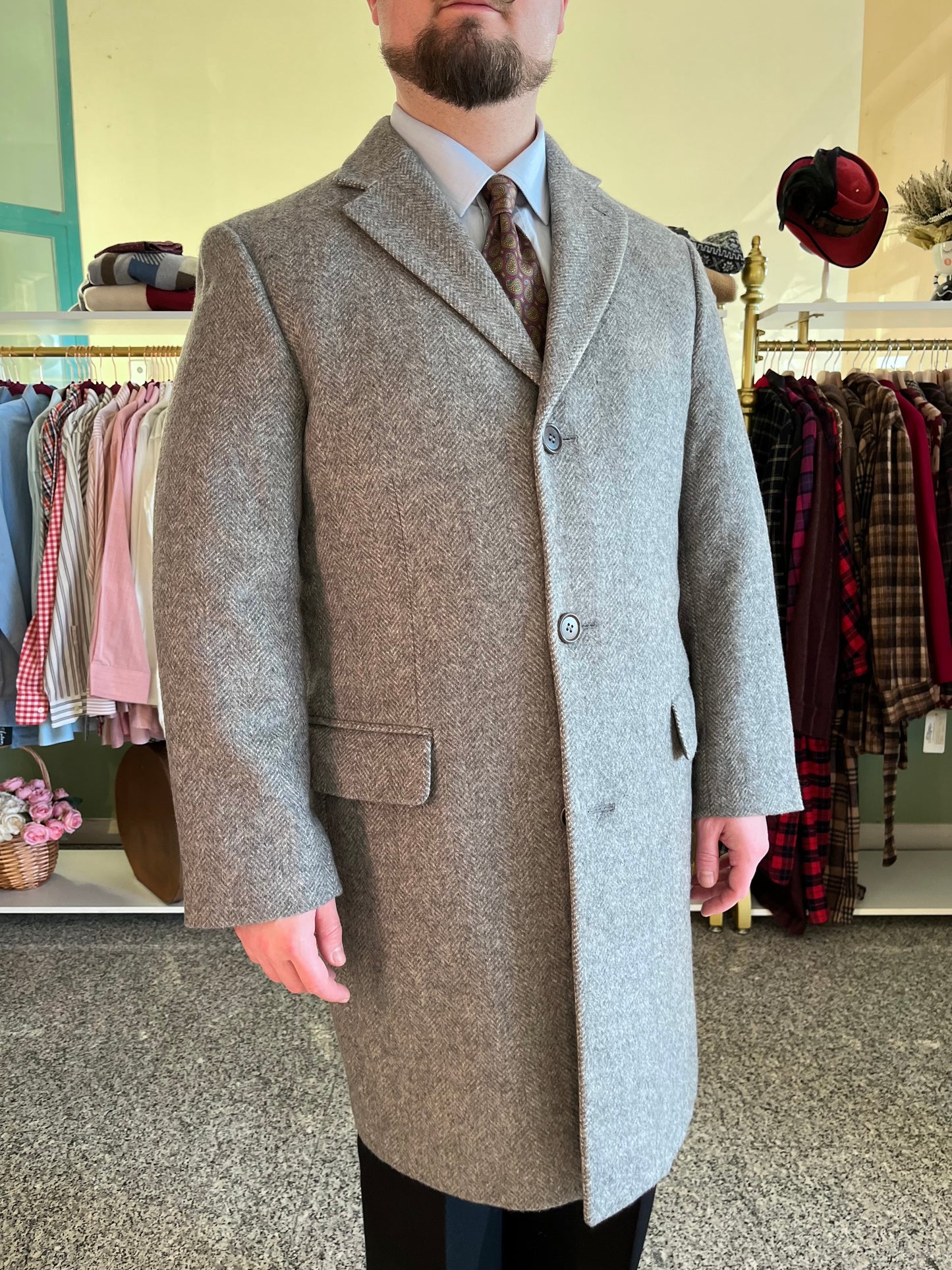 Cappotto lana anni '80 tg. 50