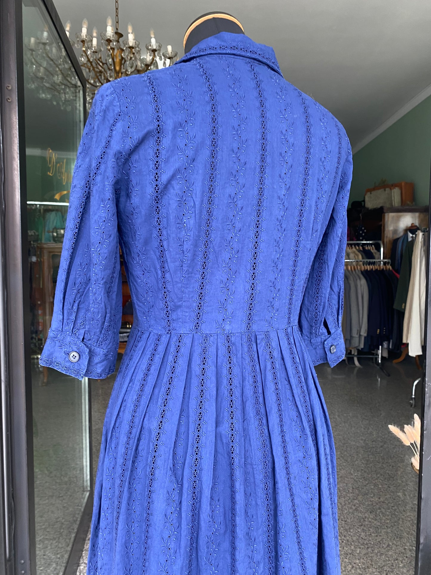 Abito anni ‘50 blu - Prenotato
