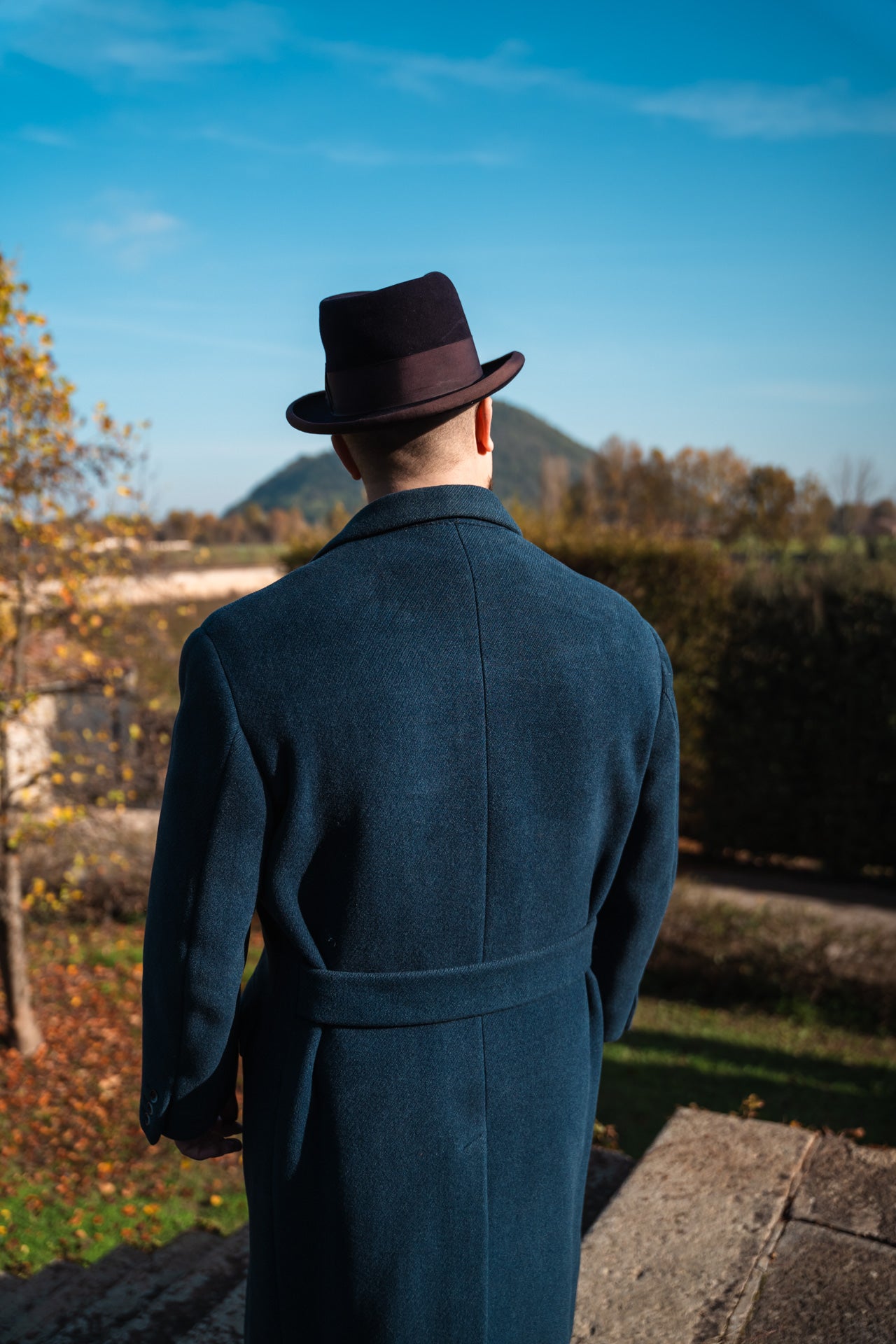 Cappotto doppiopetto anni '40 tg. 52-54