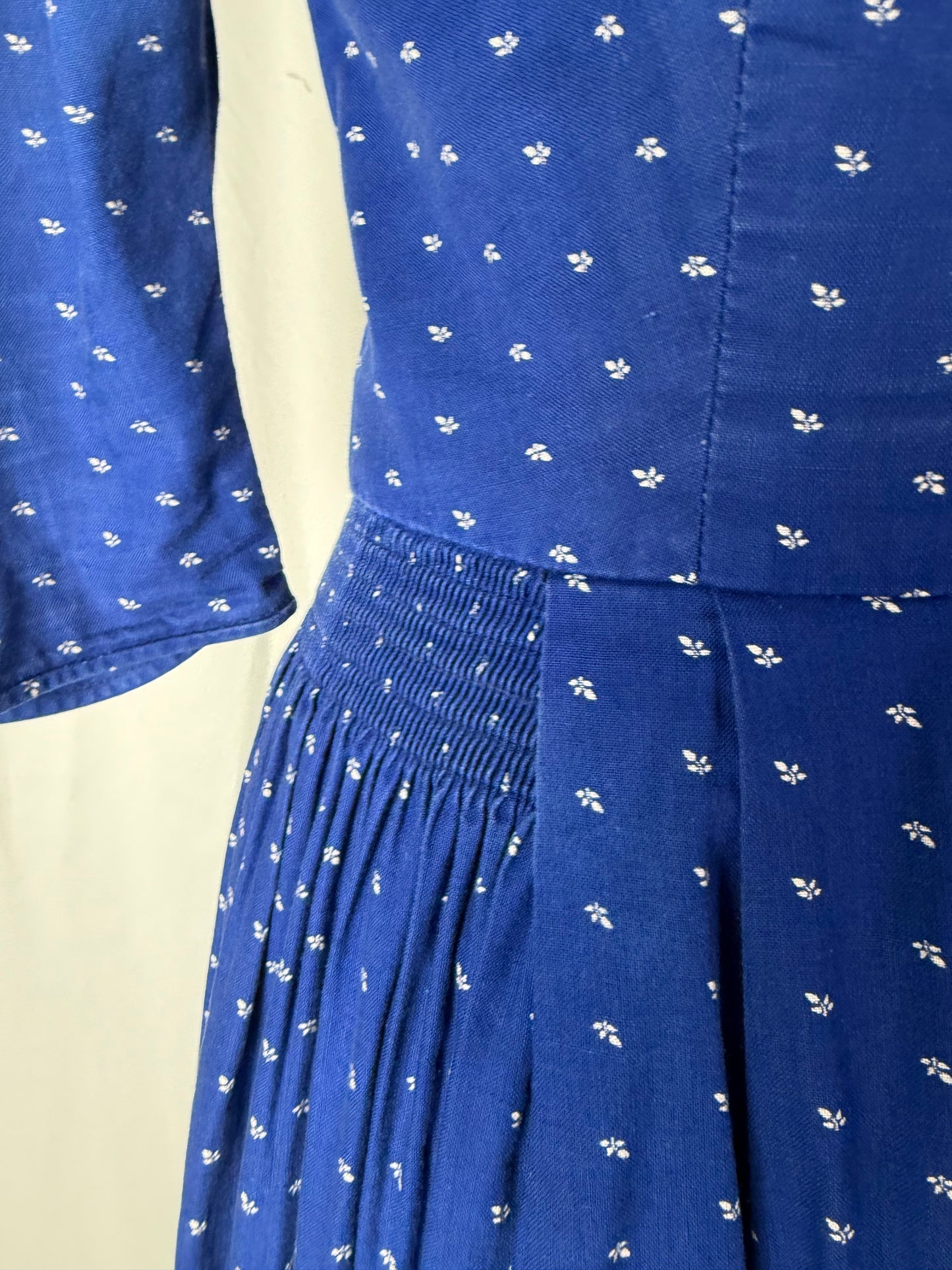 Abito tirolese blu romantico - TG. 40