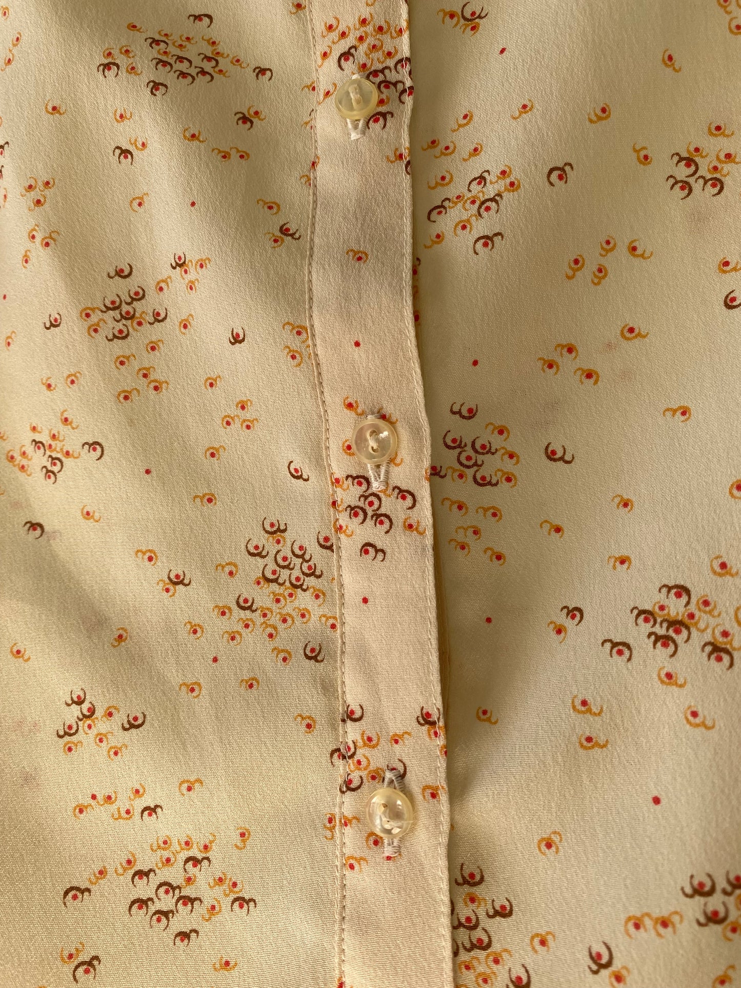Camicia anni ‘70 color biscotto - TG. 38/40
