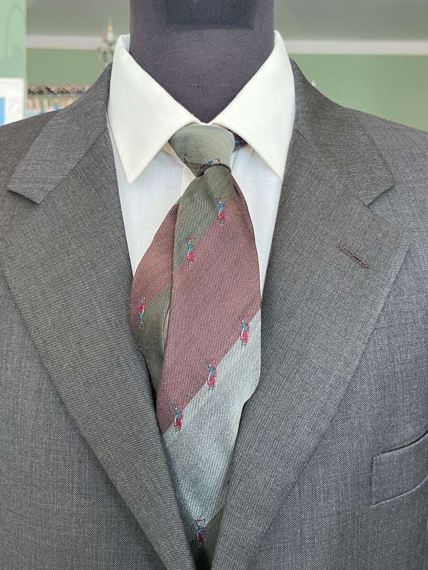 Cravatta anni ‘80 regimental