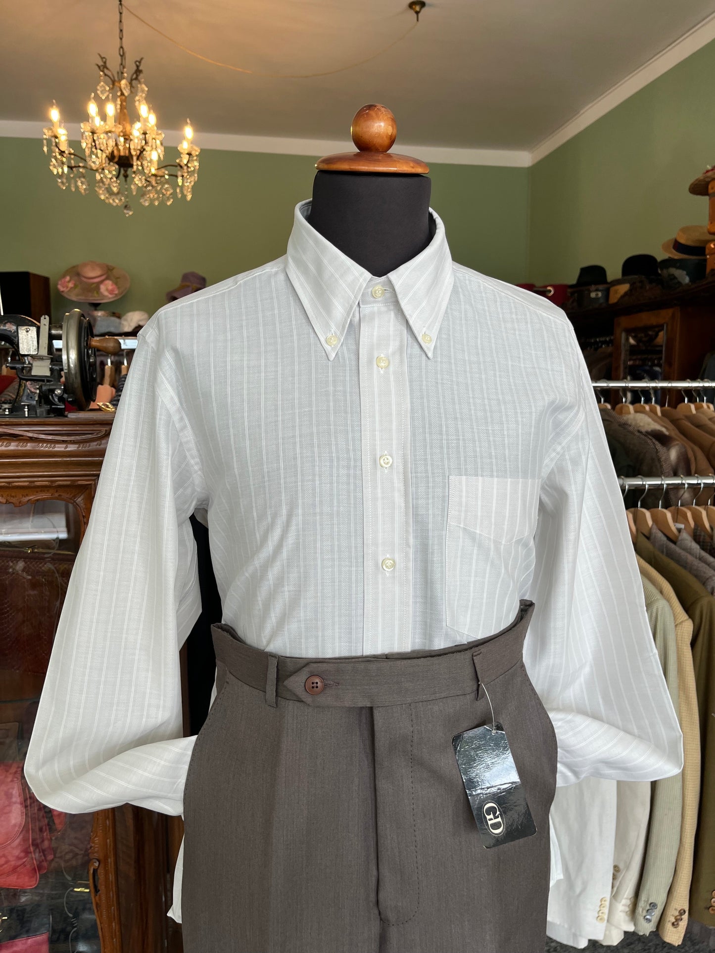 Camicia anni ‘80 grigia tg. L