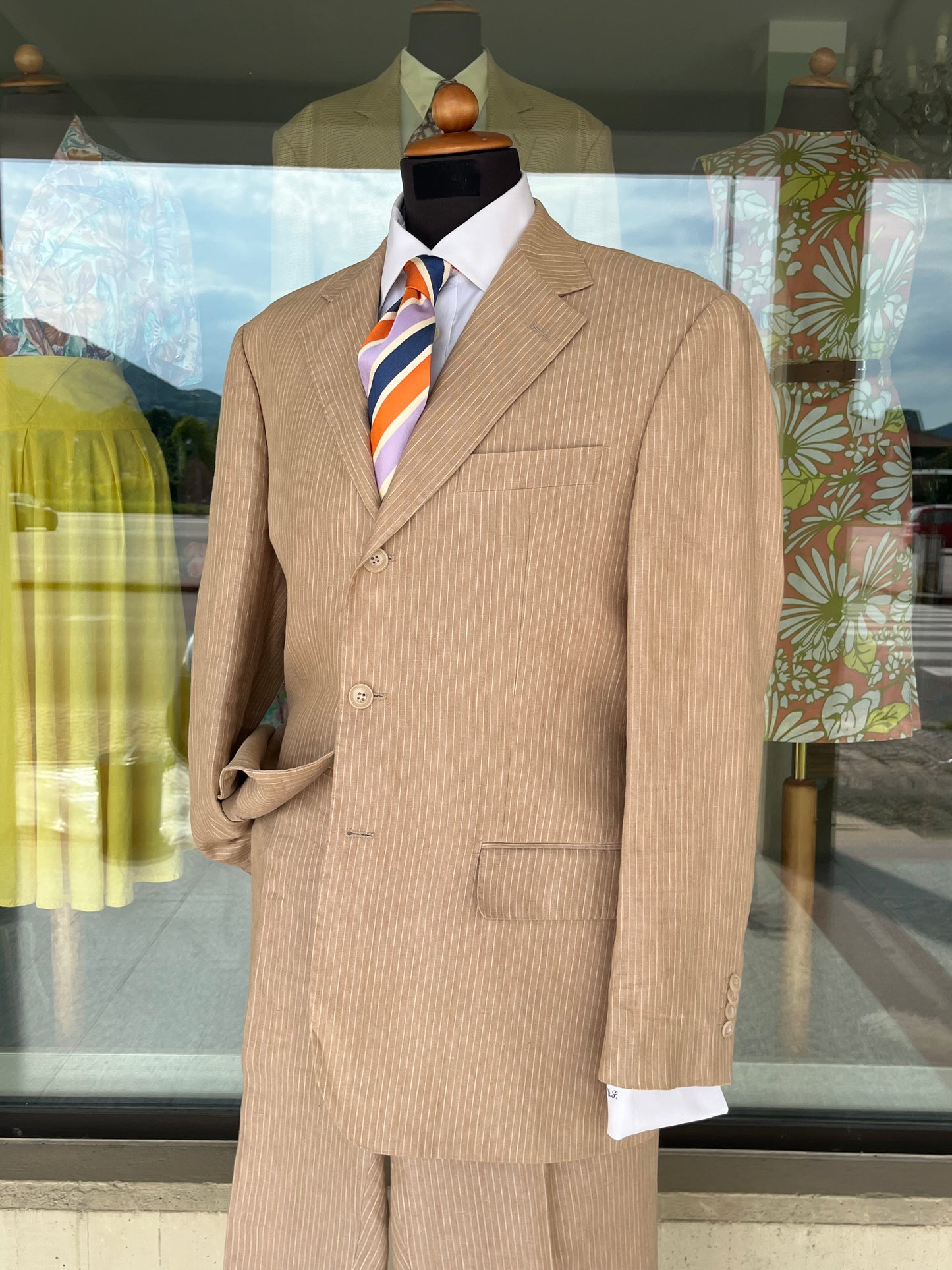 Completo in lino tg. 50-52