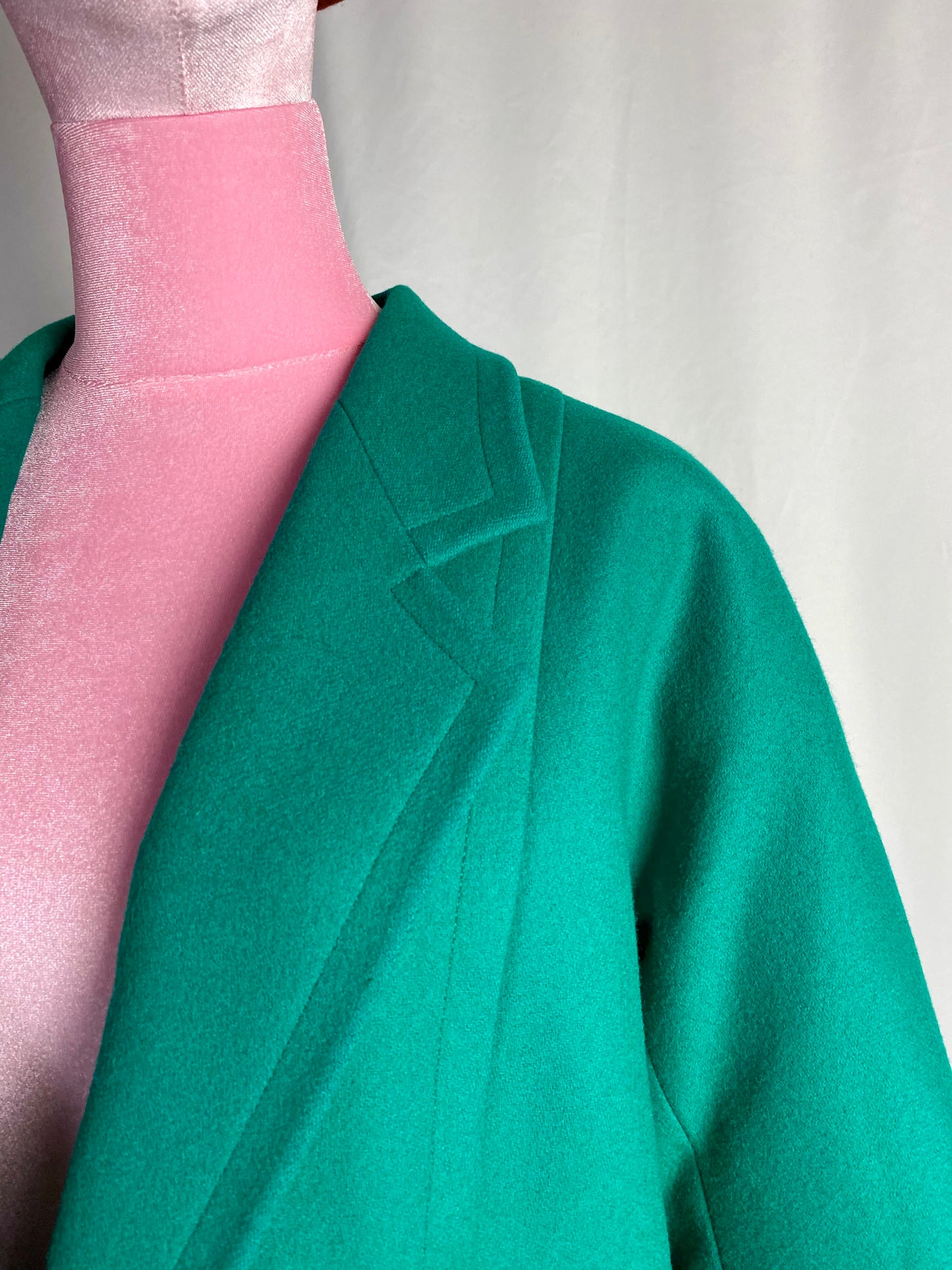 Giacca in lana verde smeraldo - TG. 46/48
