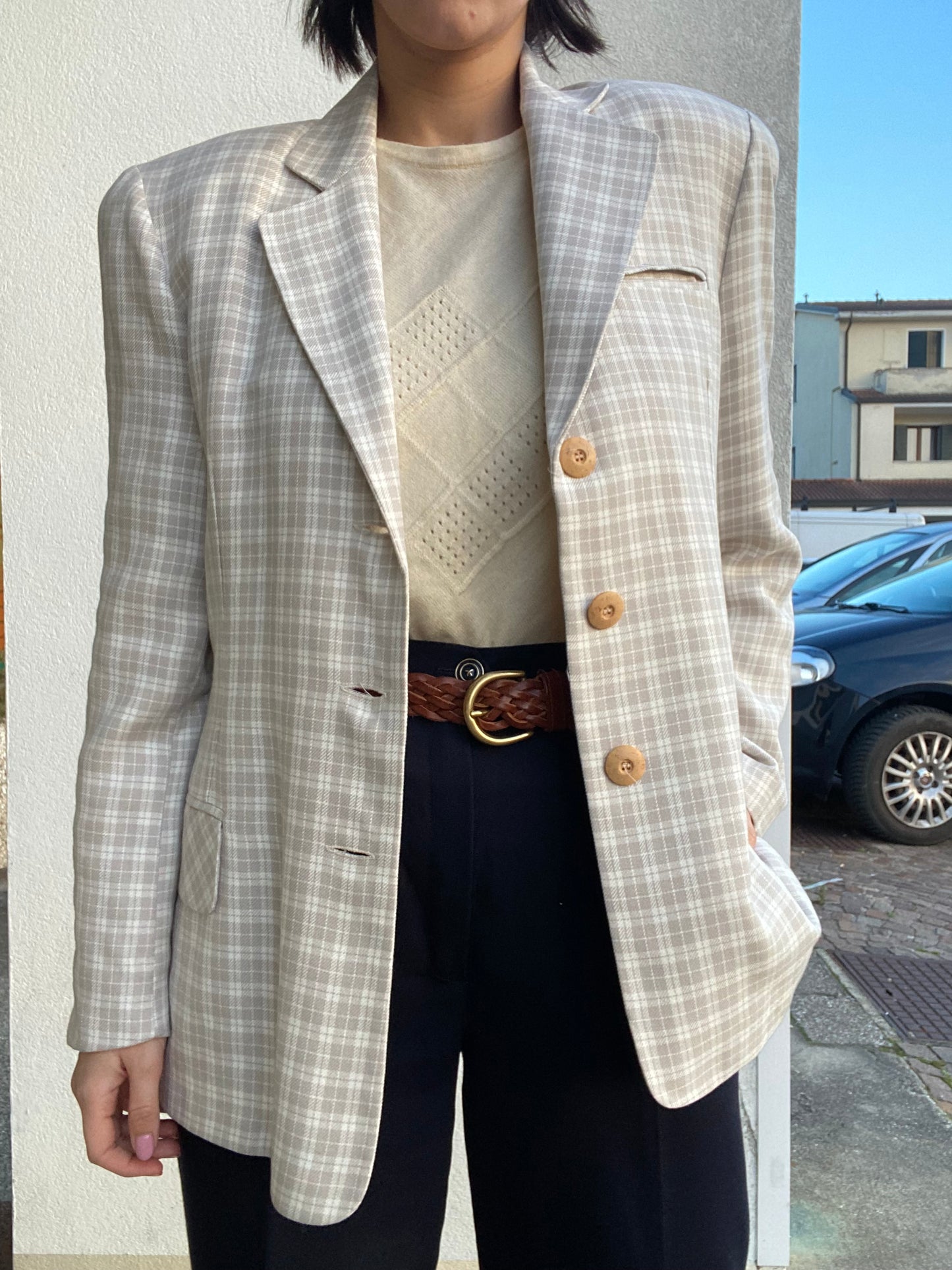 Giacca a quadri - TG. 44