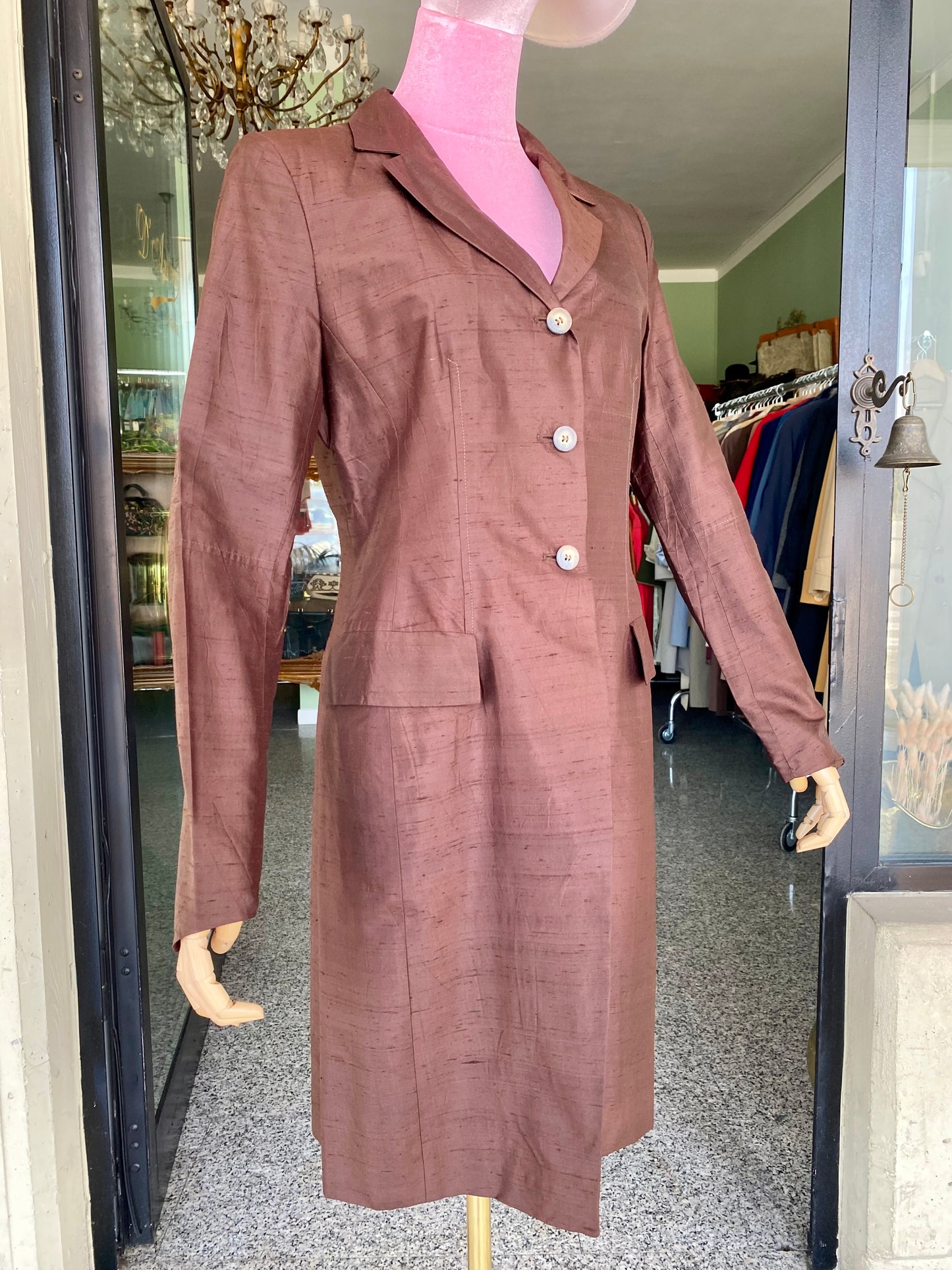 Soprabito in shantung di seta - TG. 42