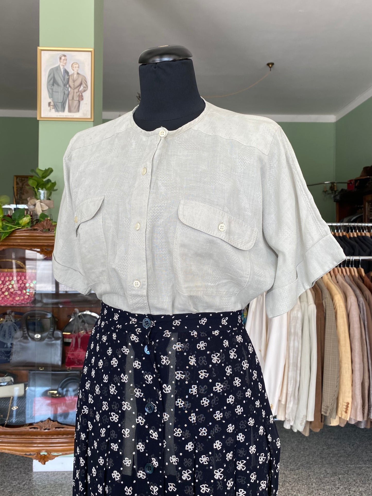 Camicia verde salvia - TG. 42/44