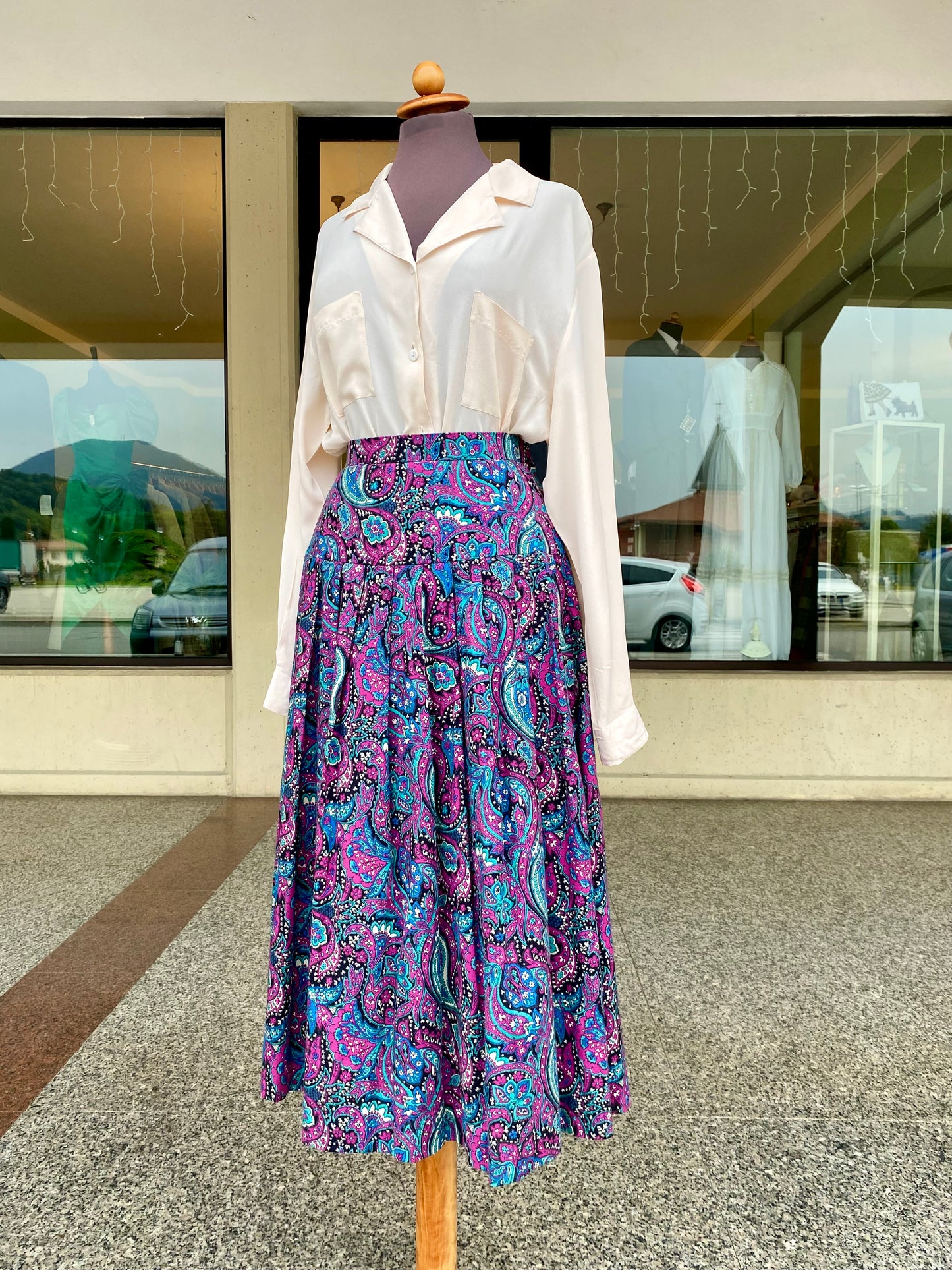 Camicia in seta panna - TG. 50