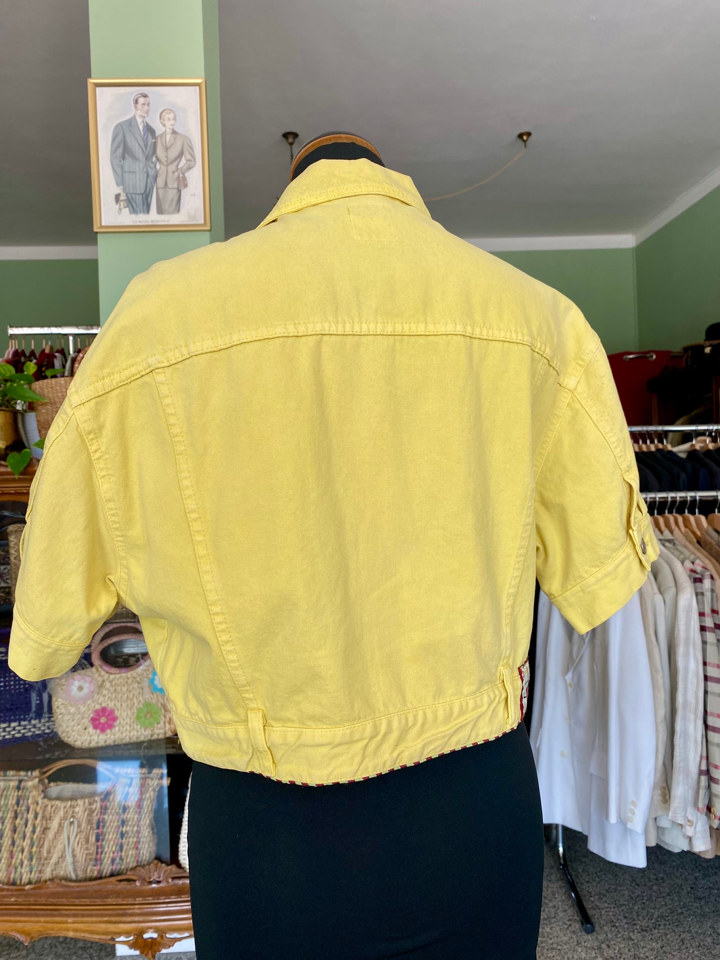 Completo denim giallo anni ‘90 - TG. 38