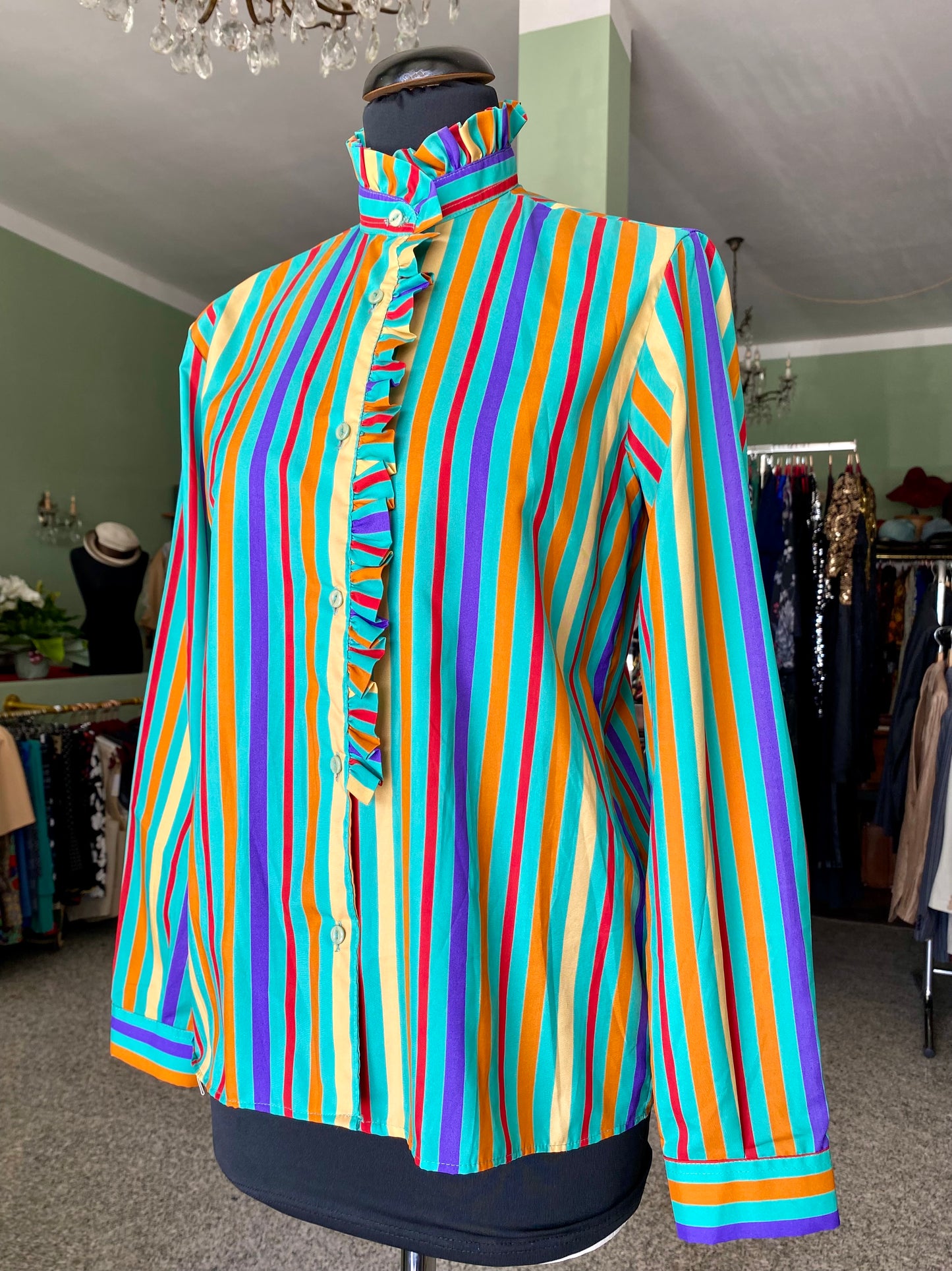 Camicia a righe colorate - TG. 40