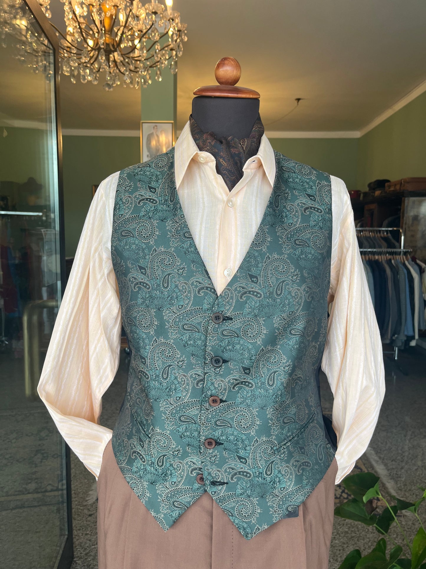 Panciotto paisley anni '80 tg. 54