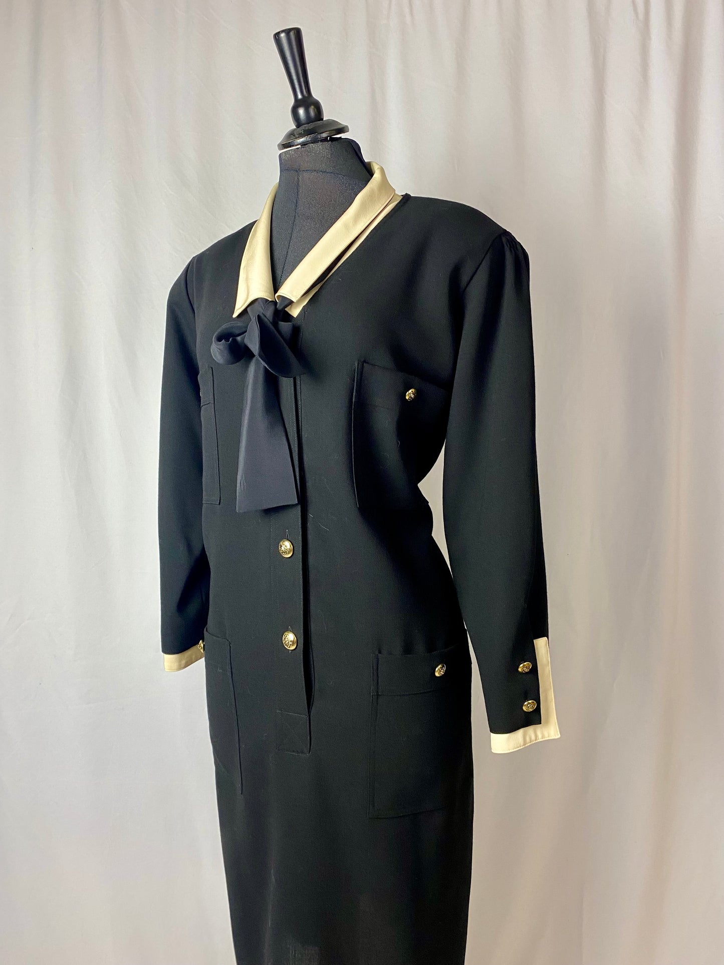 Abito in crepe di lana - TG. 46 circa