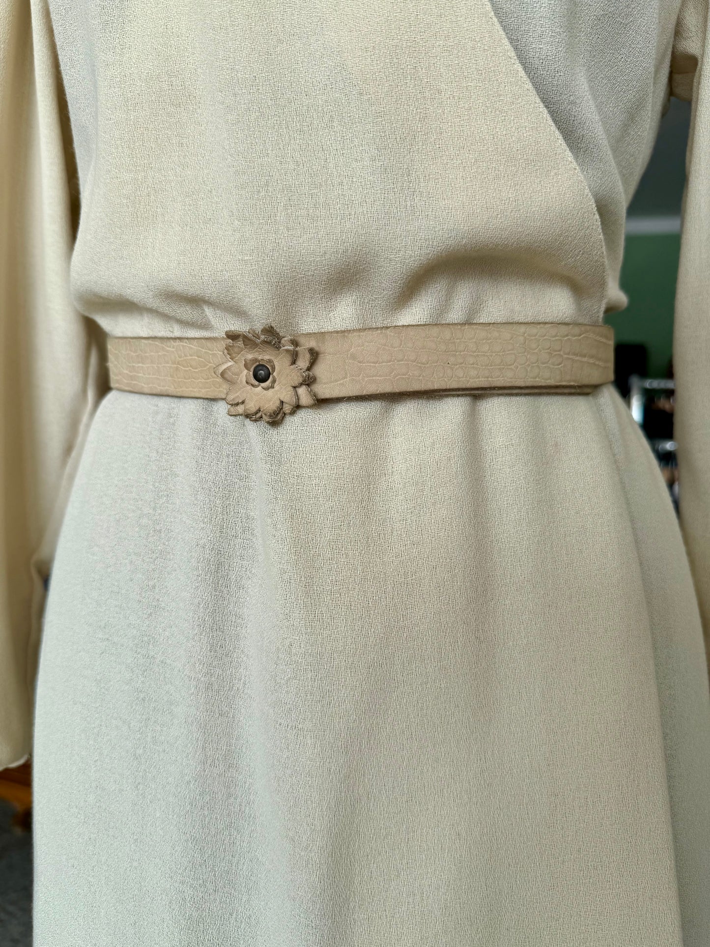 Abito anni ‘70 classico color crema - TG. 42/44