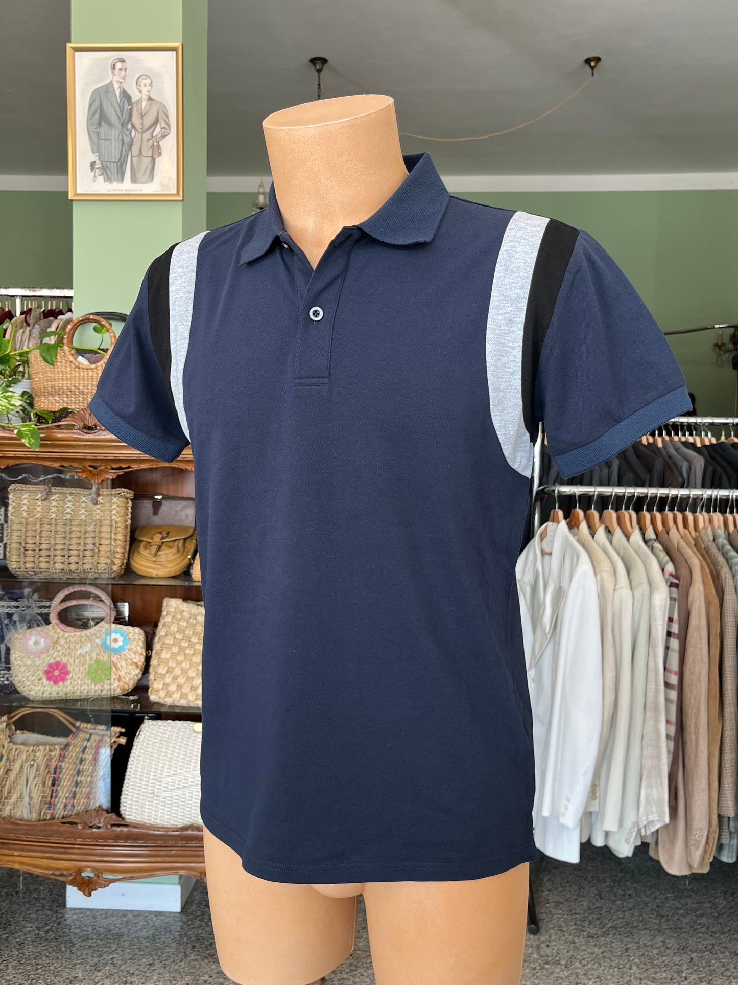 Polo a maniche corte puro cotone tg. 48