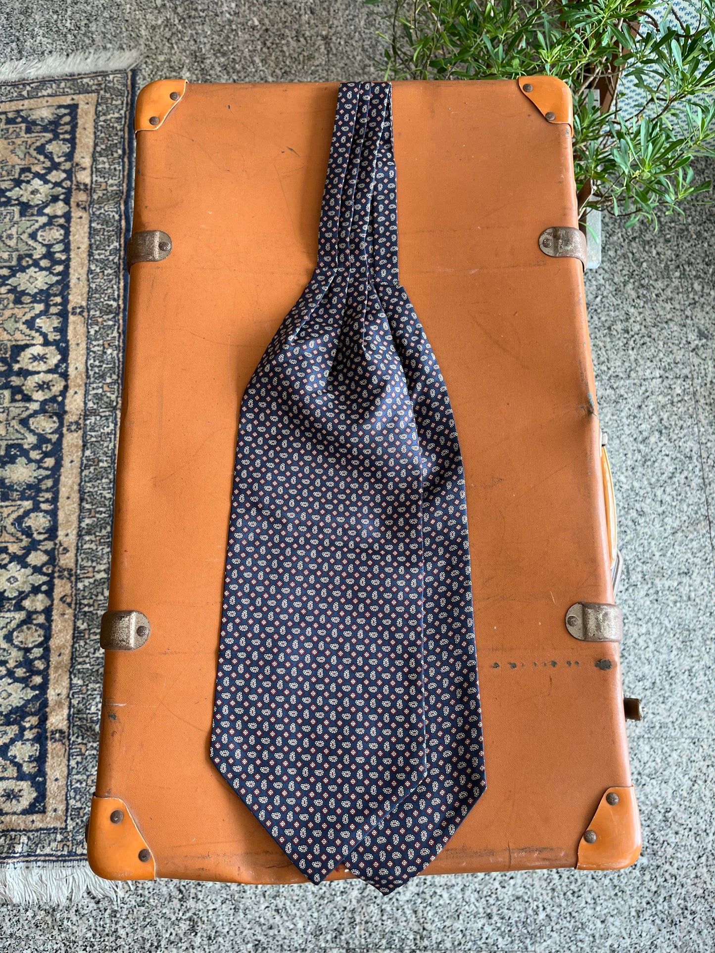 Ascot seta micro-fantasia