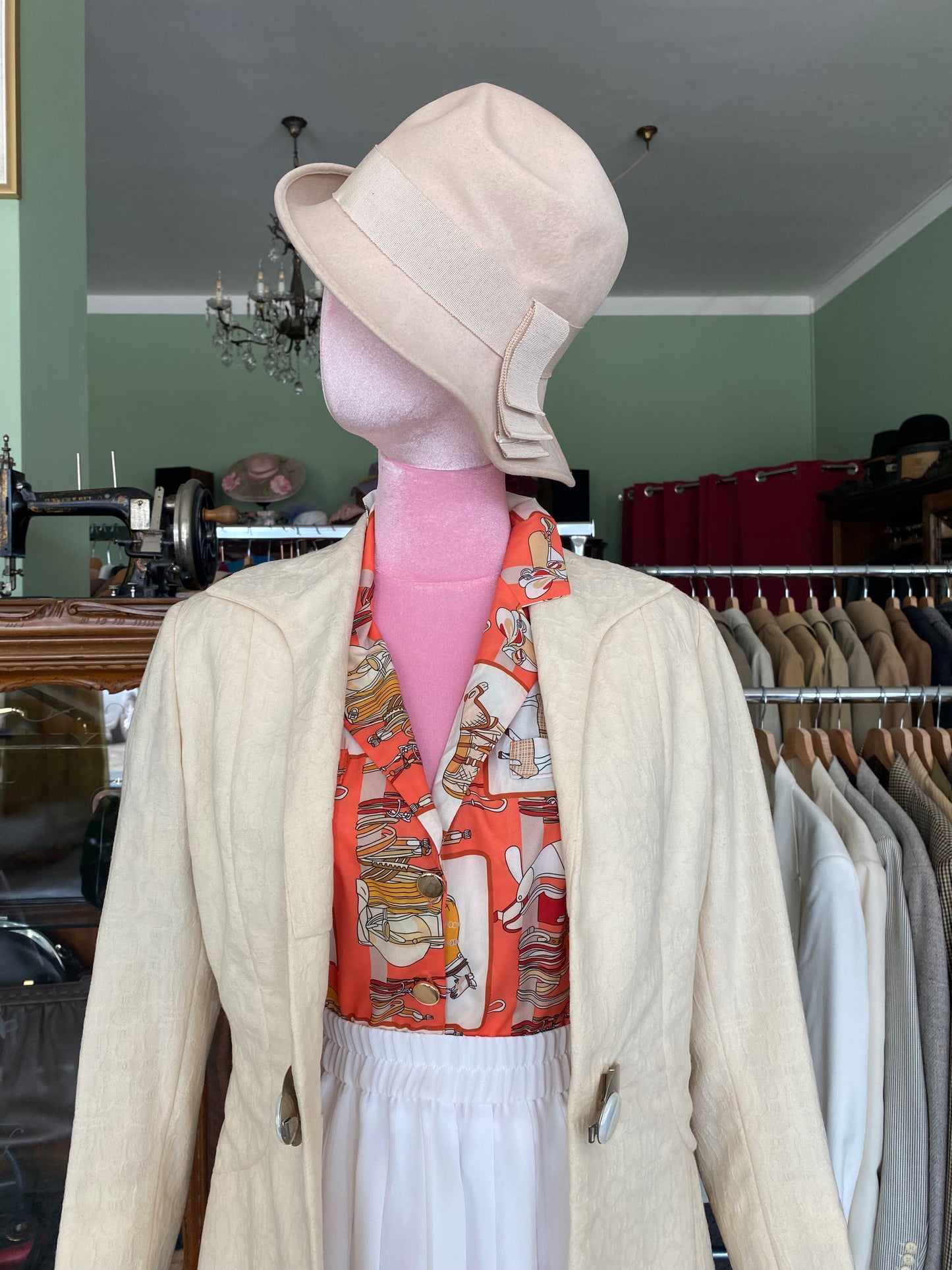 Cappello panna anni ‘70