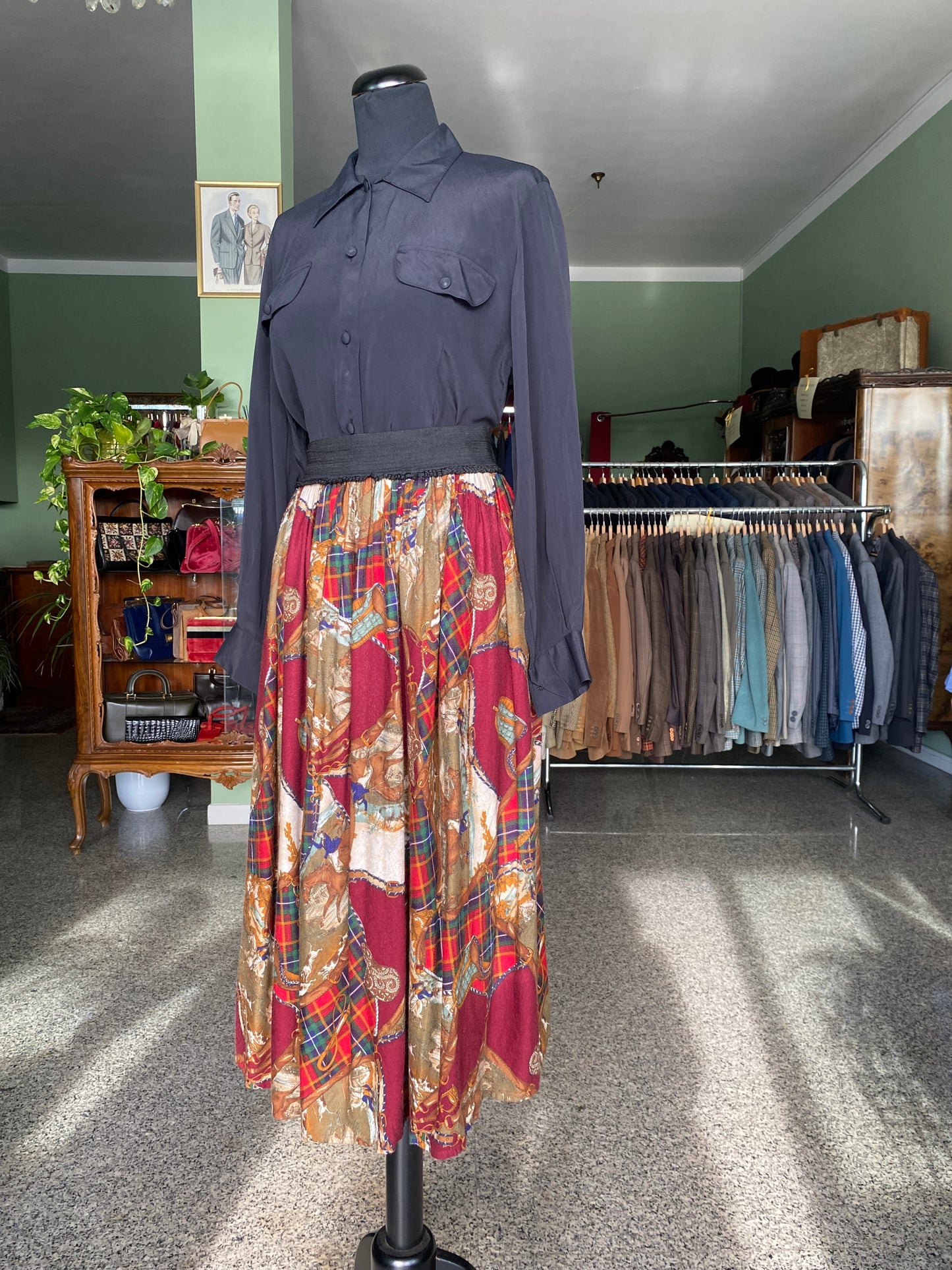 Gonna in flanella di cotone - TG. 40/42