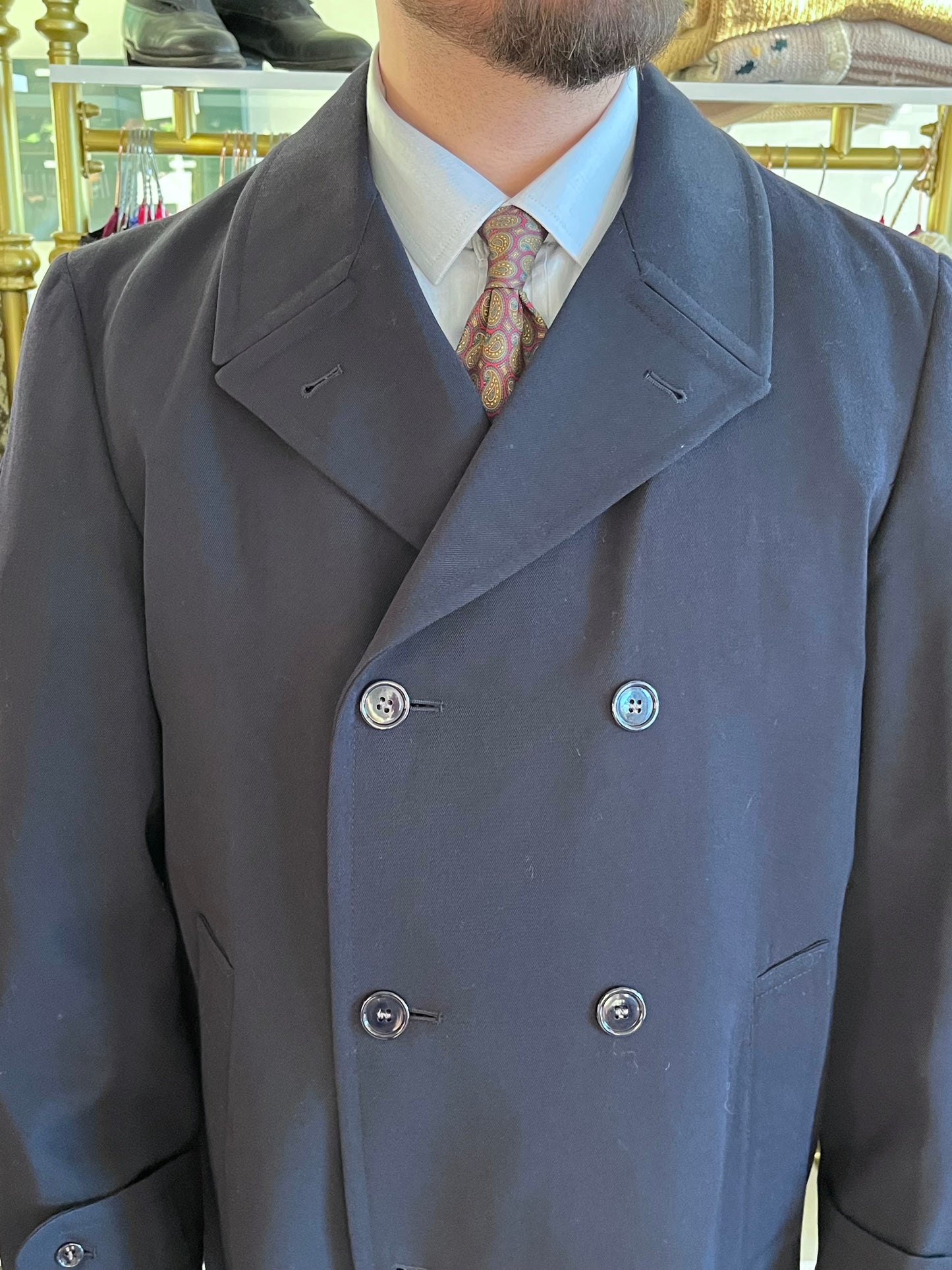 Cappotto lana anni '80 tg. 54-56