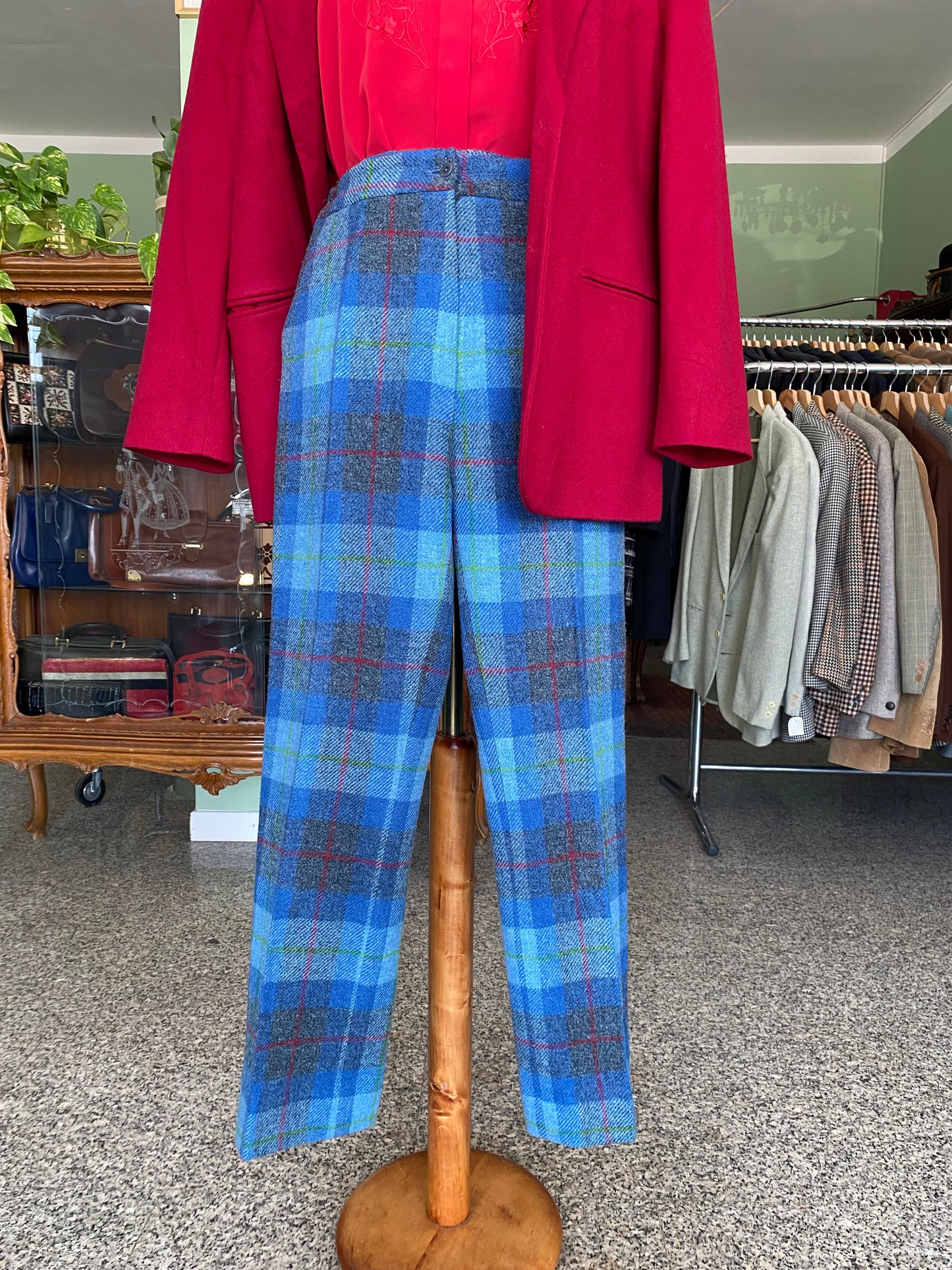 Pantaloni anni ‘70 a quadri - TG. 38/40