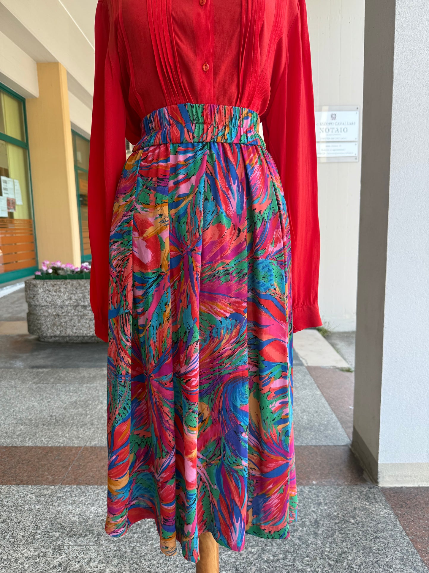 Gonna anni ‘80 multicolor - TG. 42/44