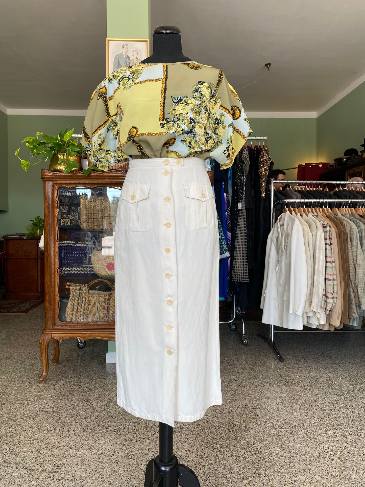 Camicia anni ‘80 barocca - TG. 48/50 circa