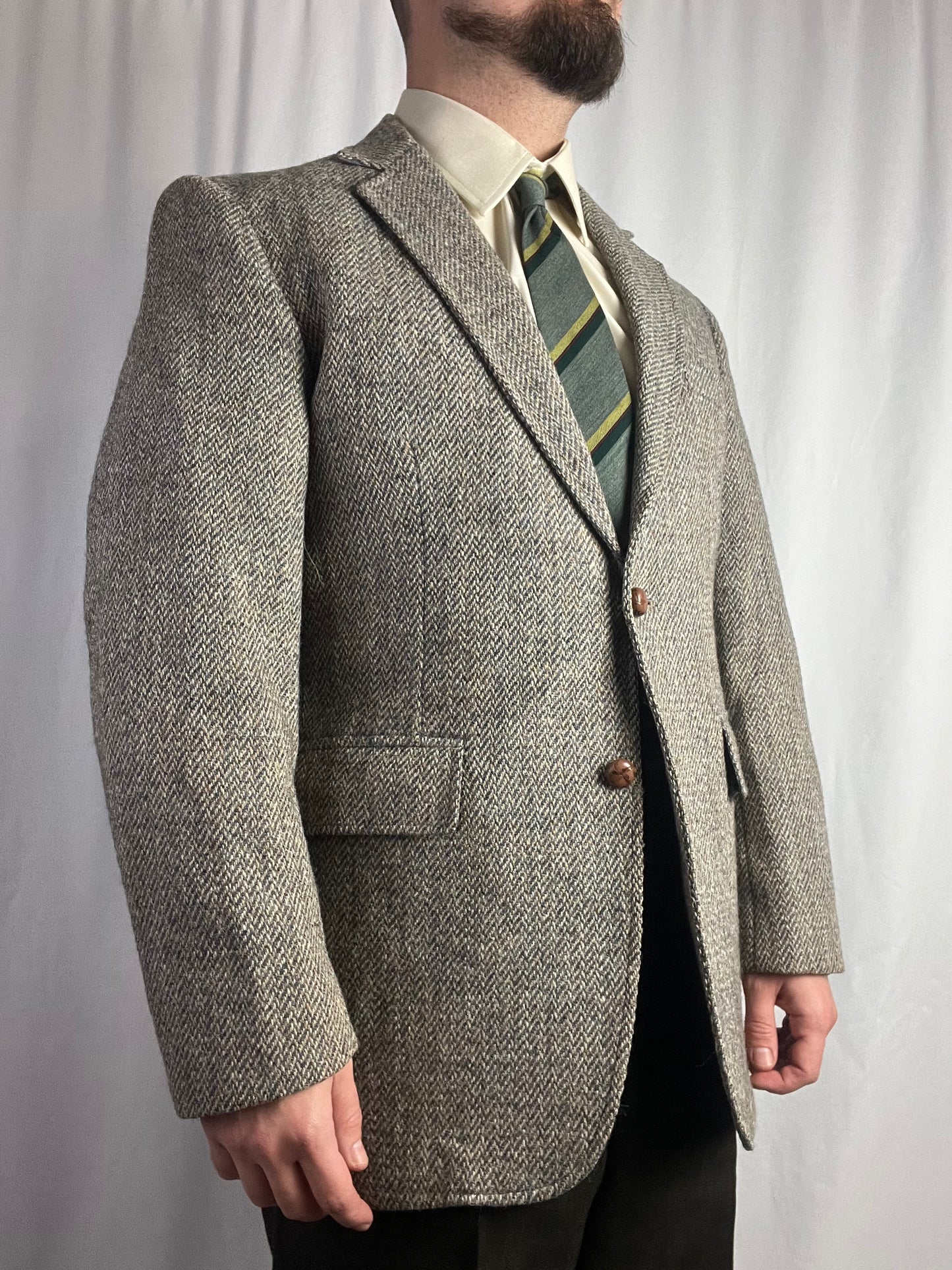 Giacca anni '80 Harris Tweed tg. 48-50