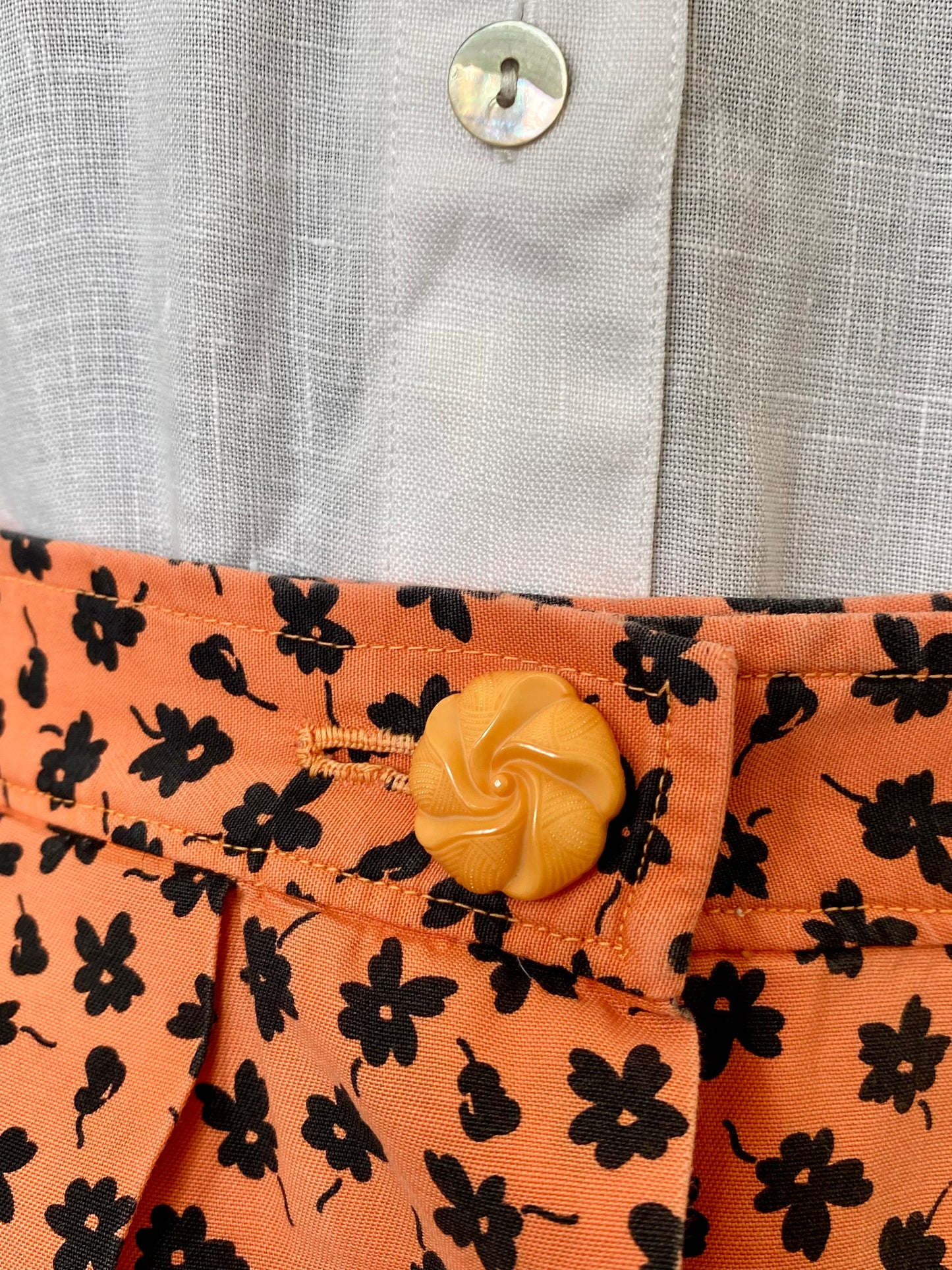 Gonna sartoriale in cotone anni ‘60 - TG. 40/42