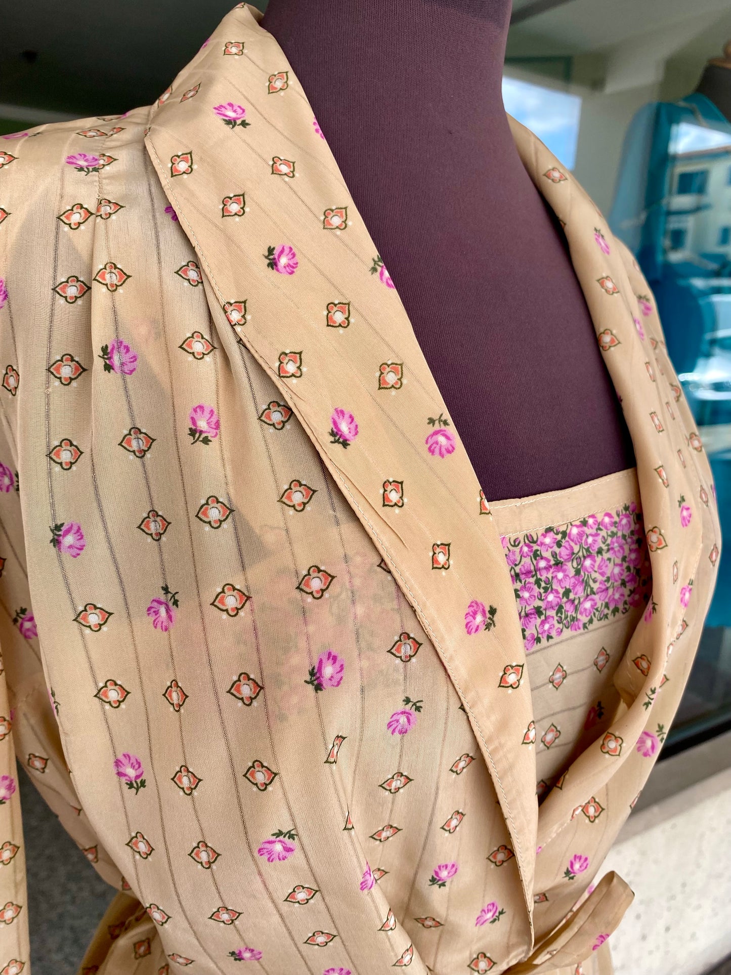 Completo sartoriale 3 pezzi in seta - TG. 44 circa