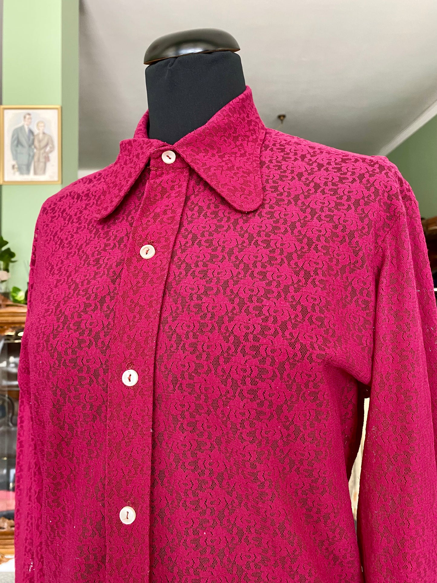 Camicia color vinaccia - TG. 42/44 circa