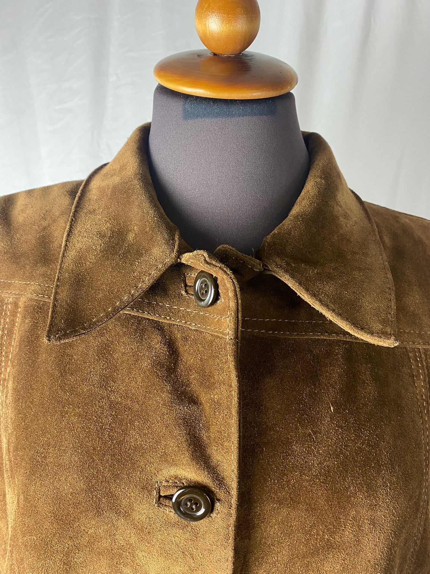 Giacca in camoscio anni ‘80 - Taglia curvy