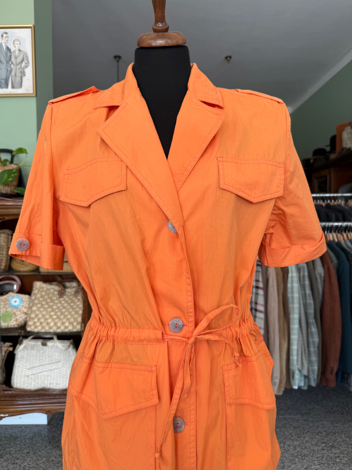 Mini dress anni ‘80 in cotone - TG. 46