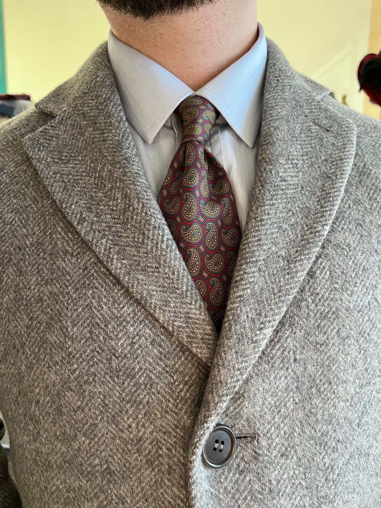 Cappotto lana anni '80 tg. 50