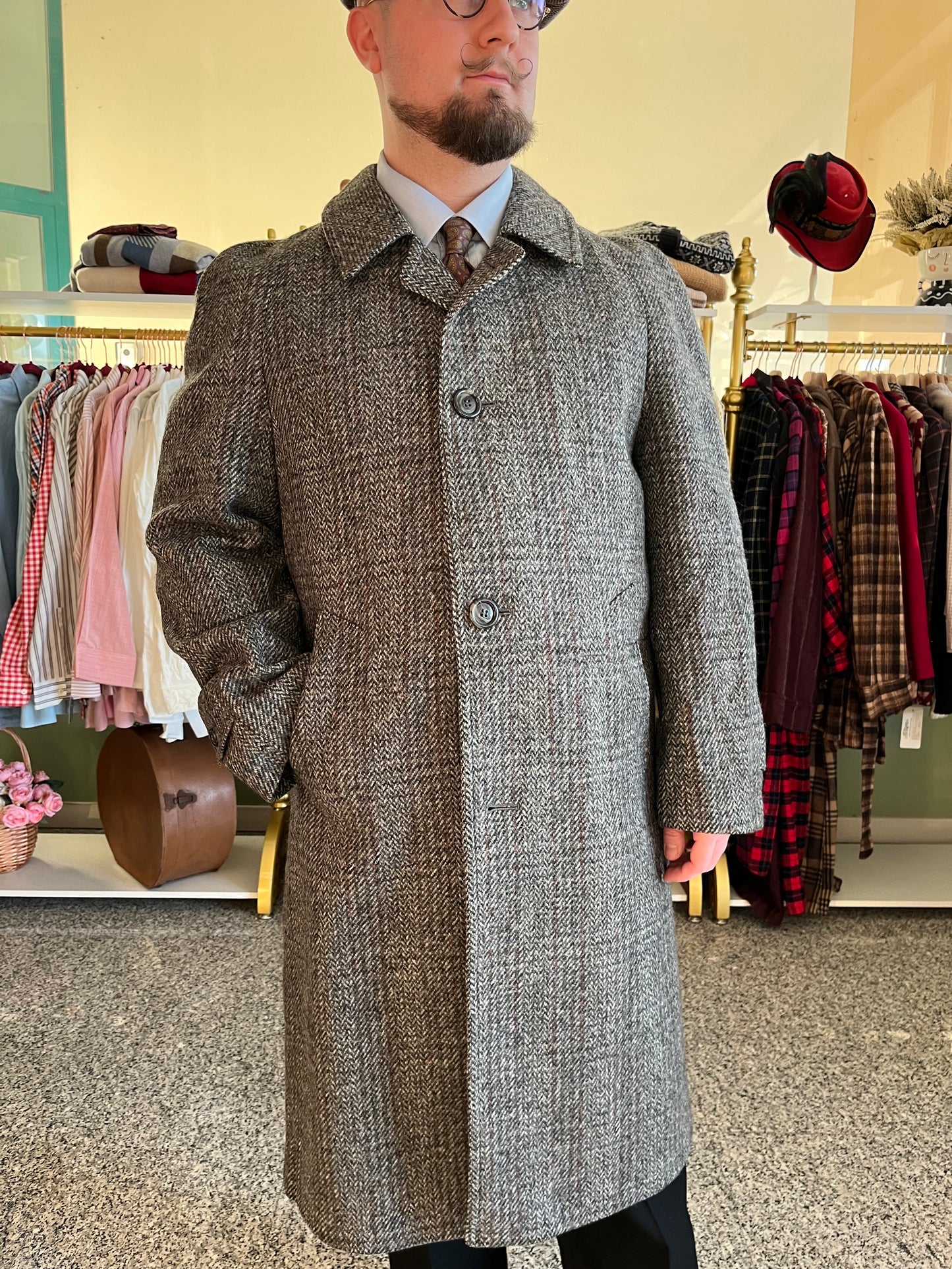 Cappotto lana anni '80 tg. 50-52